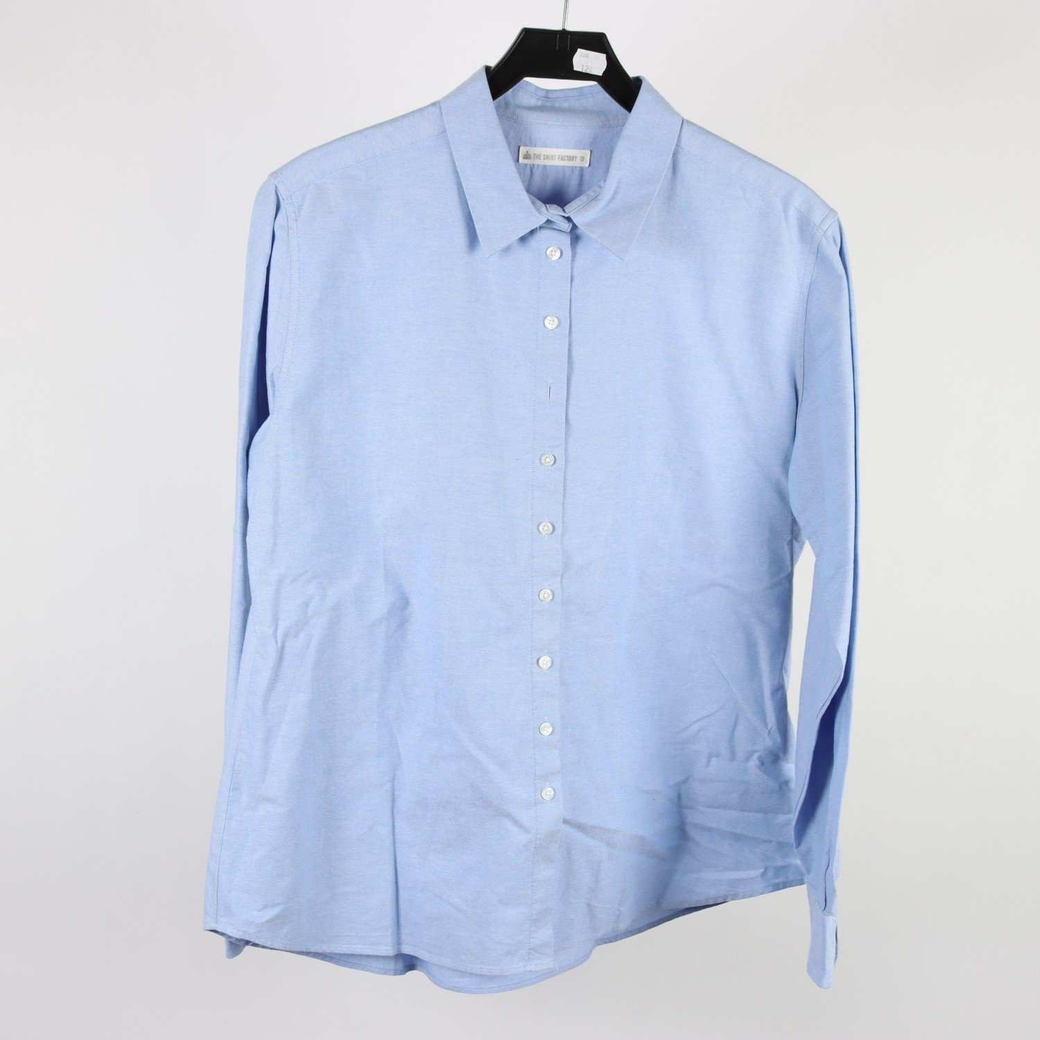 Blus, The Shirt Factory, blå, stl. 42