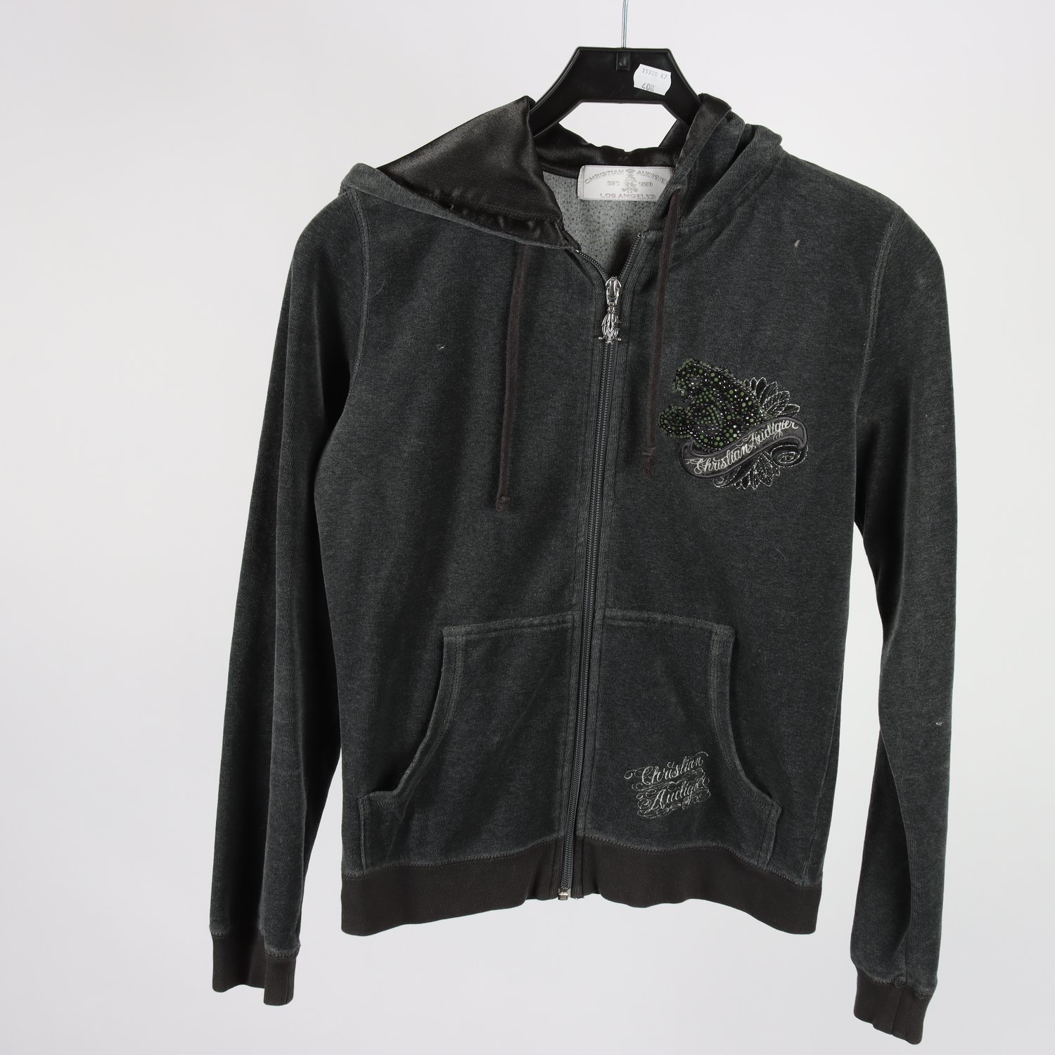 Mjukiströja, Christian Audigier, grå, stl. L