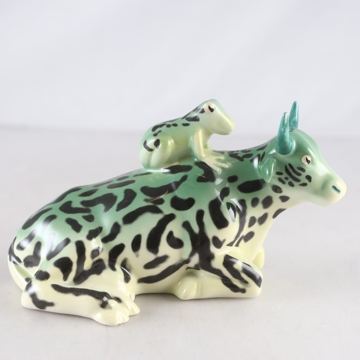Figurin, porslin, ”Mother Frog”, Cowparade 2002