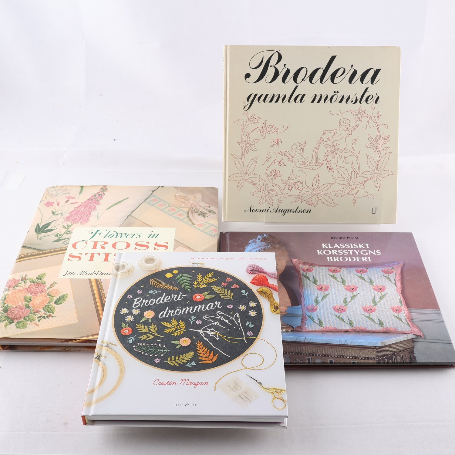 Broderi, bokpaket med 4 volymer