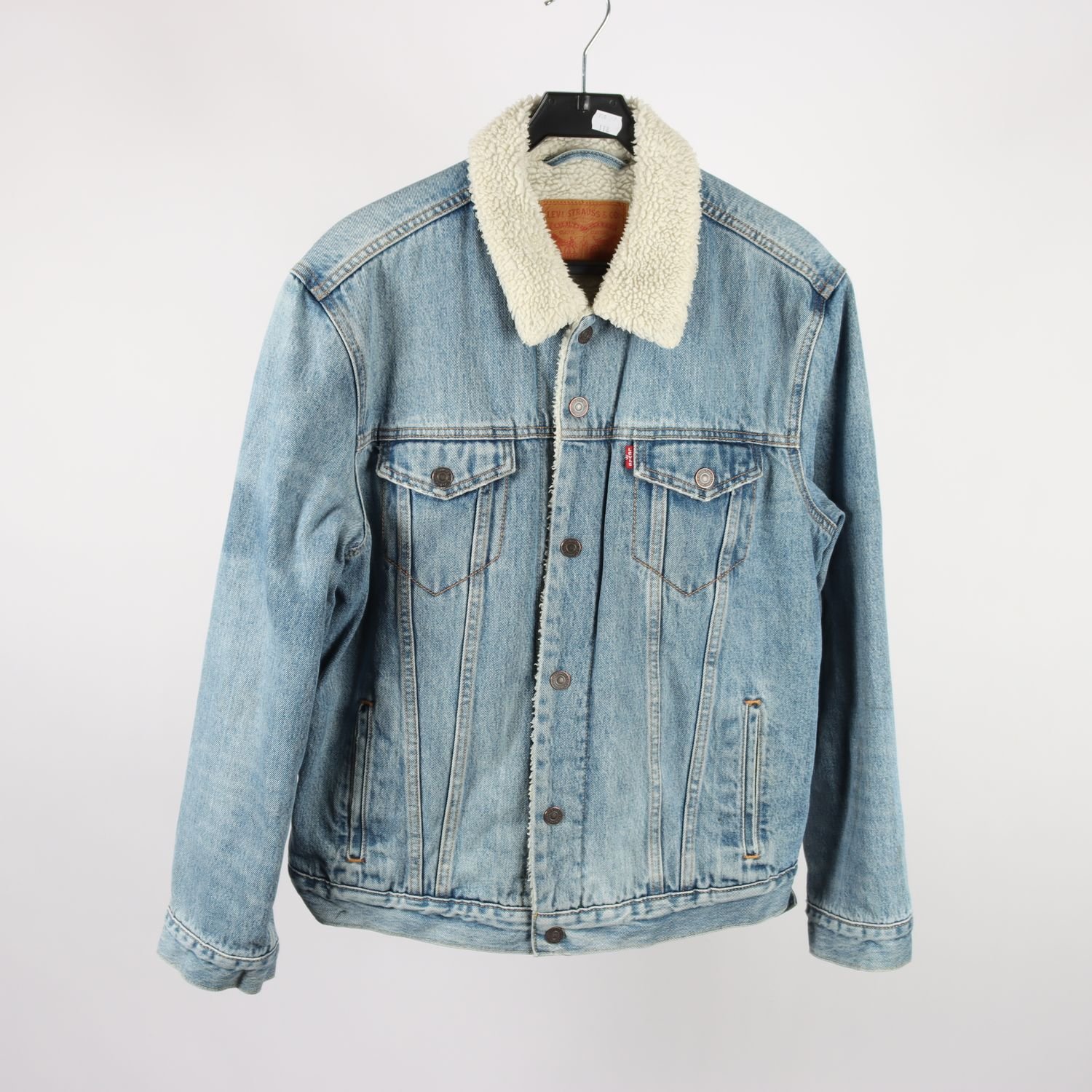 Fodrad jeansjacka, Levi Strauss Co, blå, stl. L