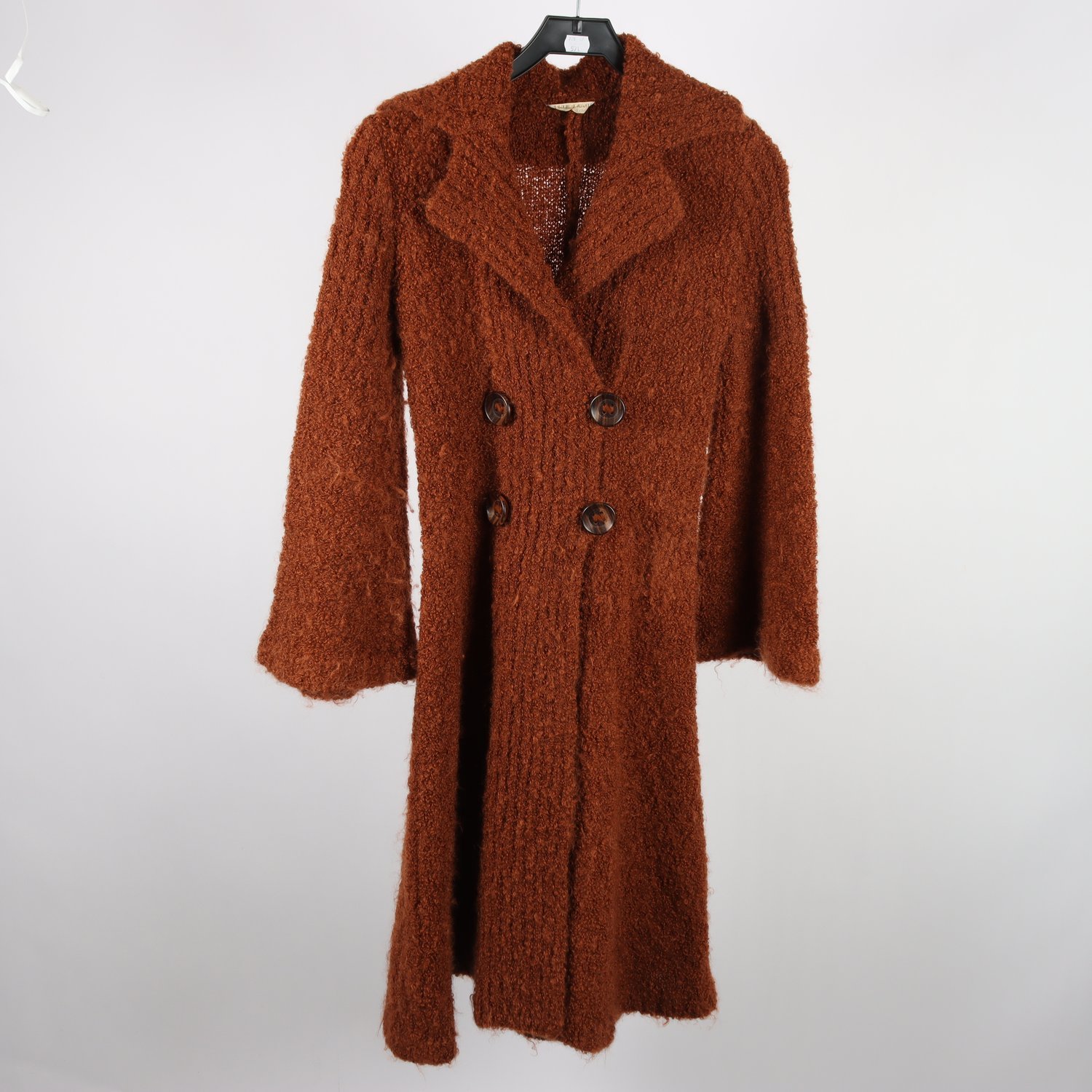 Kappa, Neulenuttu, Finland, roströd, stickad, stl. ca. XS.