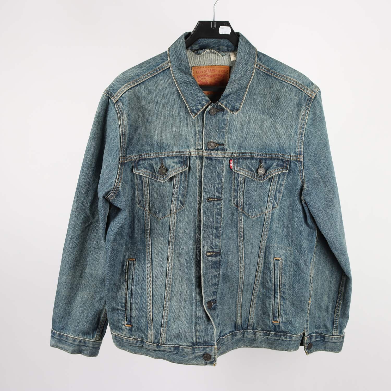 Jeansjacka, Levi Strauss Co, blå, stl. L