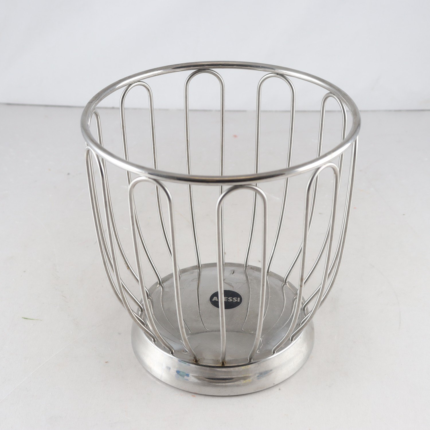 Fruktskål, rostfritt stål, Alessi. Samfraktas ej.