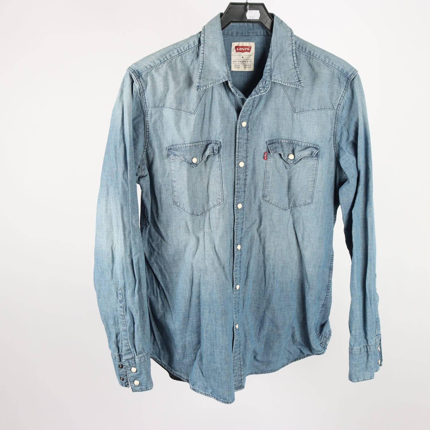 Jeansskjorta, Levis, blå, stl. M