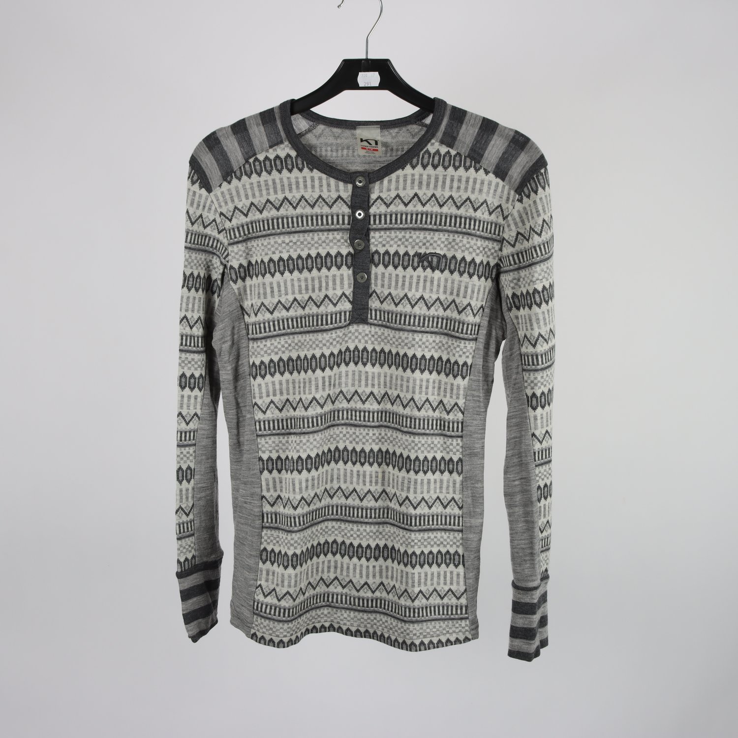 Underställströja, Kari Traa, grå, ull, stl. M.