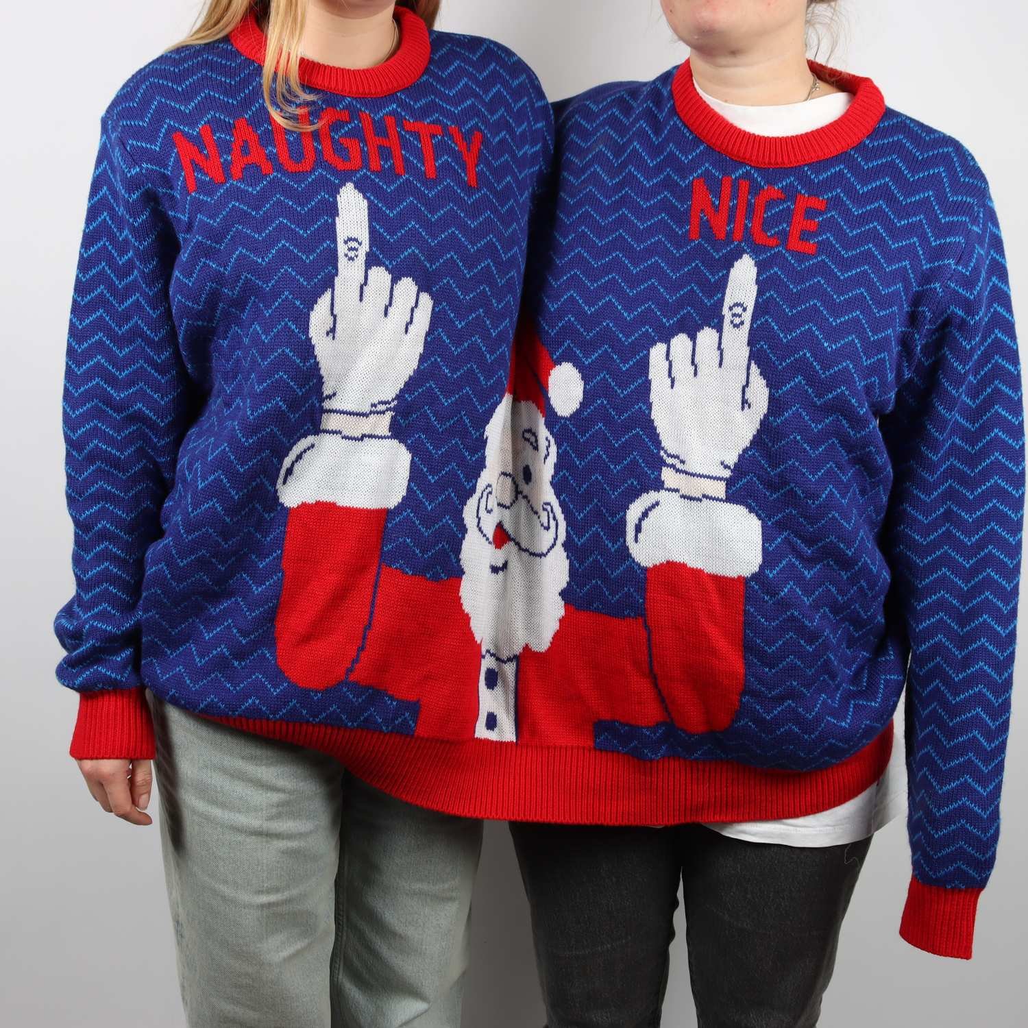 Jultröja för 2, Okänd, blå, stl. One size