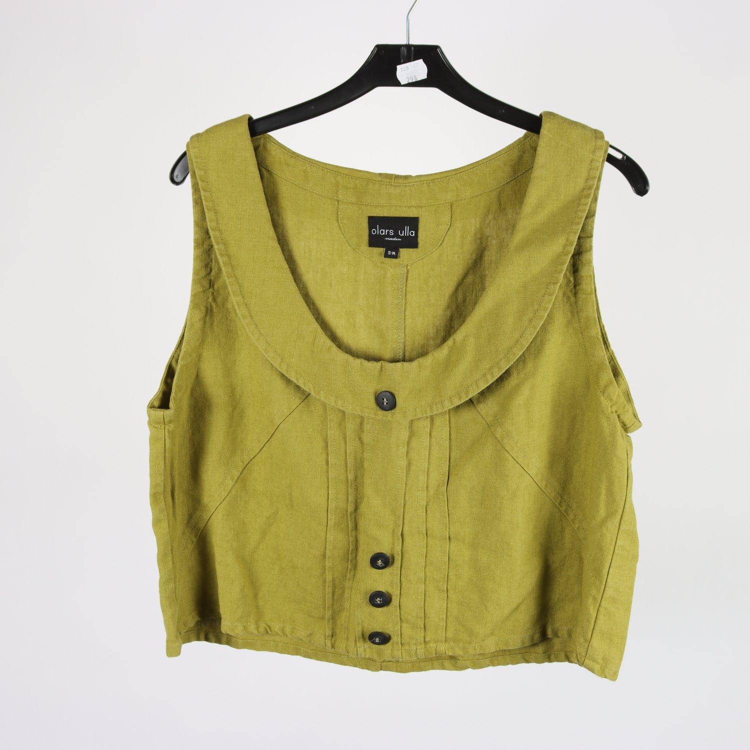 Linne, Olars Ulla, grön, lin, S-M.