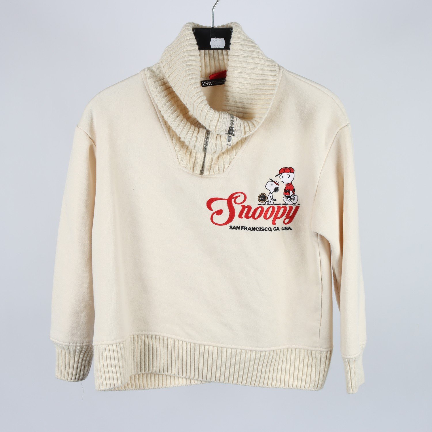 Tröja, Snoopy, Snobben, offwhite, stl. S.