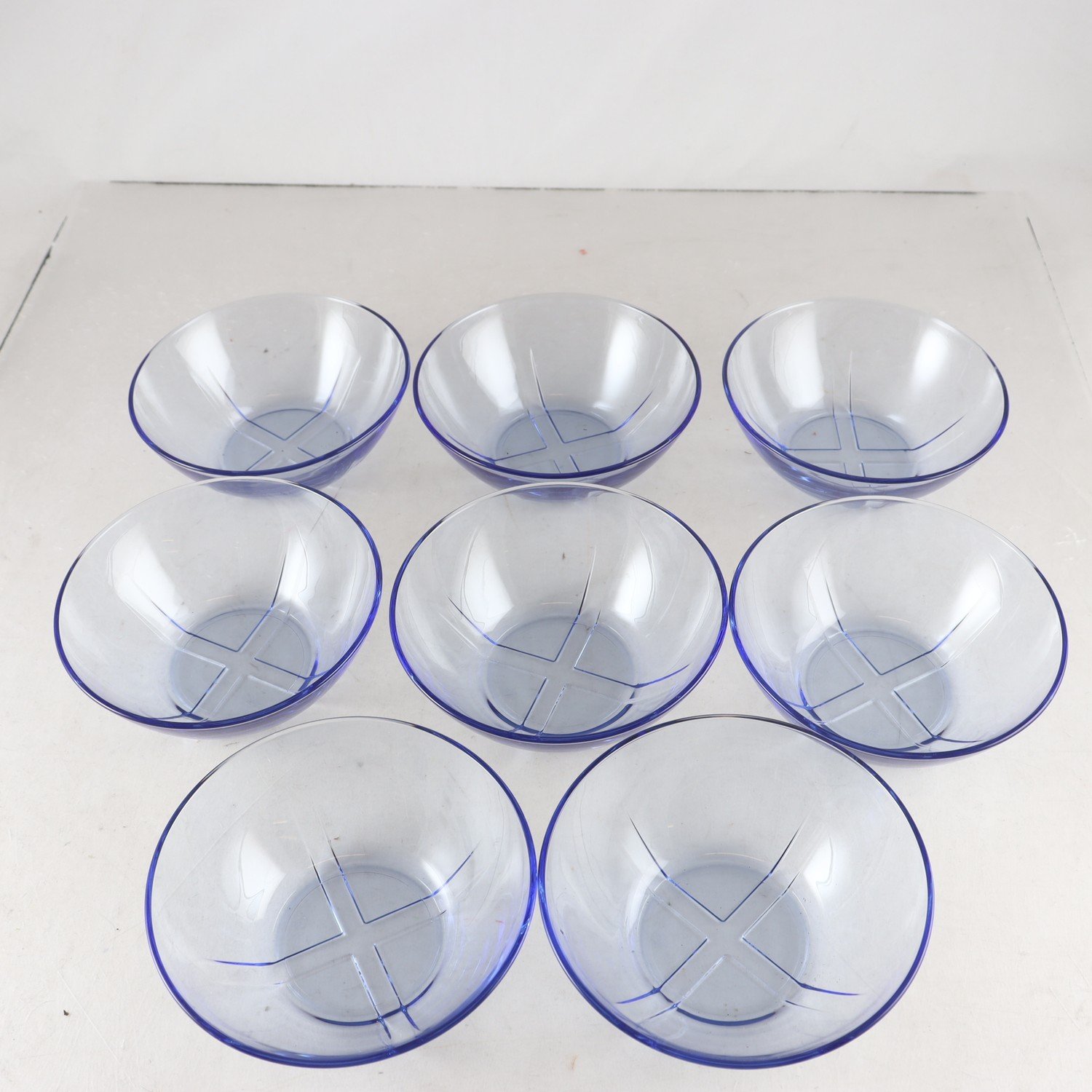 Skålar, ”Bruk”, Anna Ehrner, Kosta Boda, 8 st. Samfraktas ej.