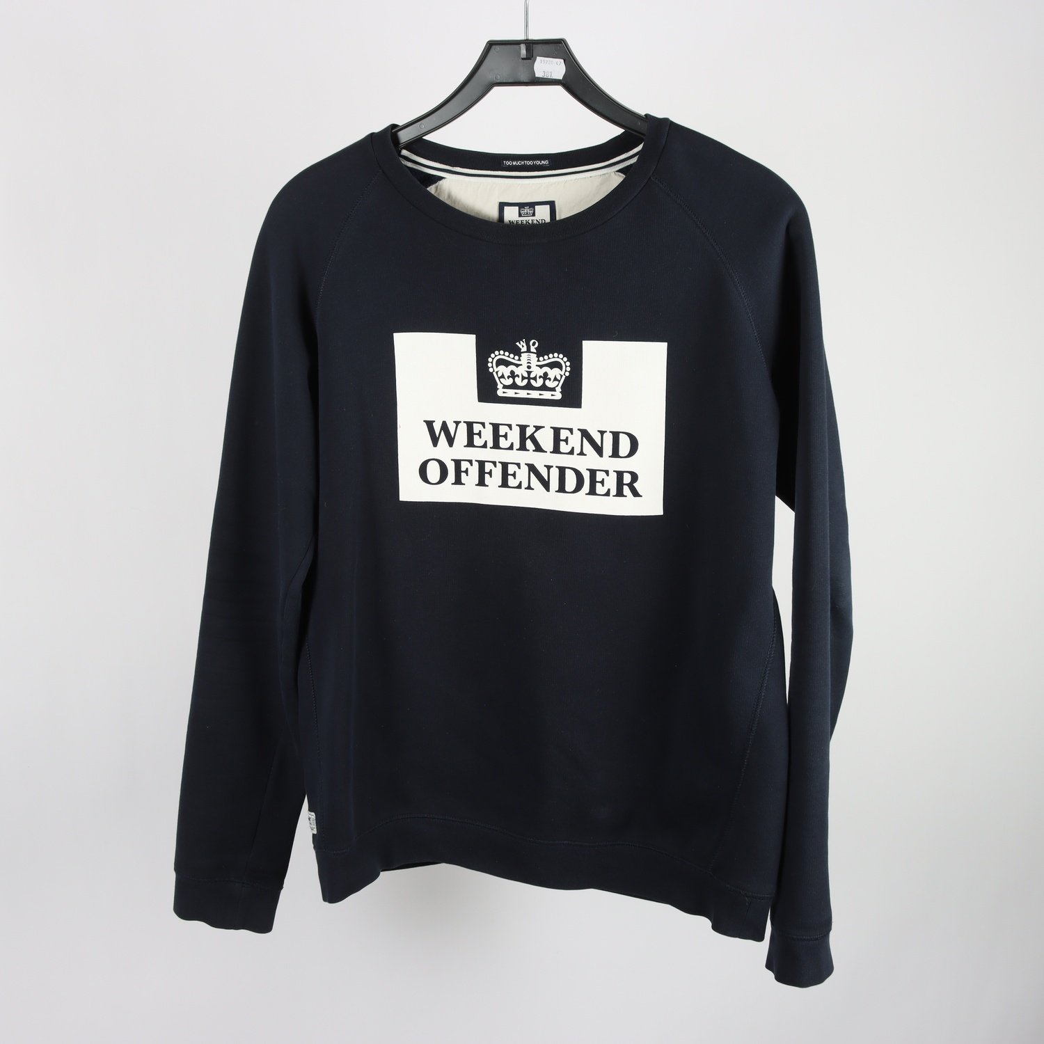 Sweatshirt, Weekend Offender, blå, stl. M