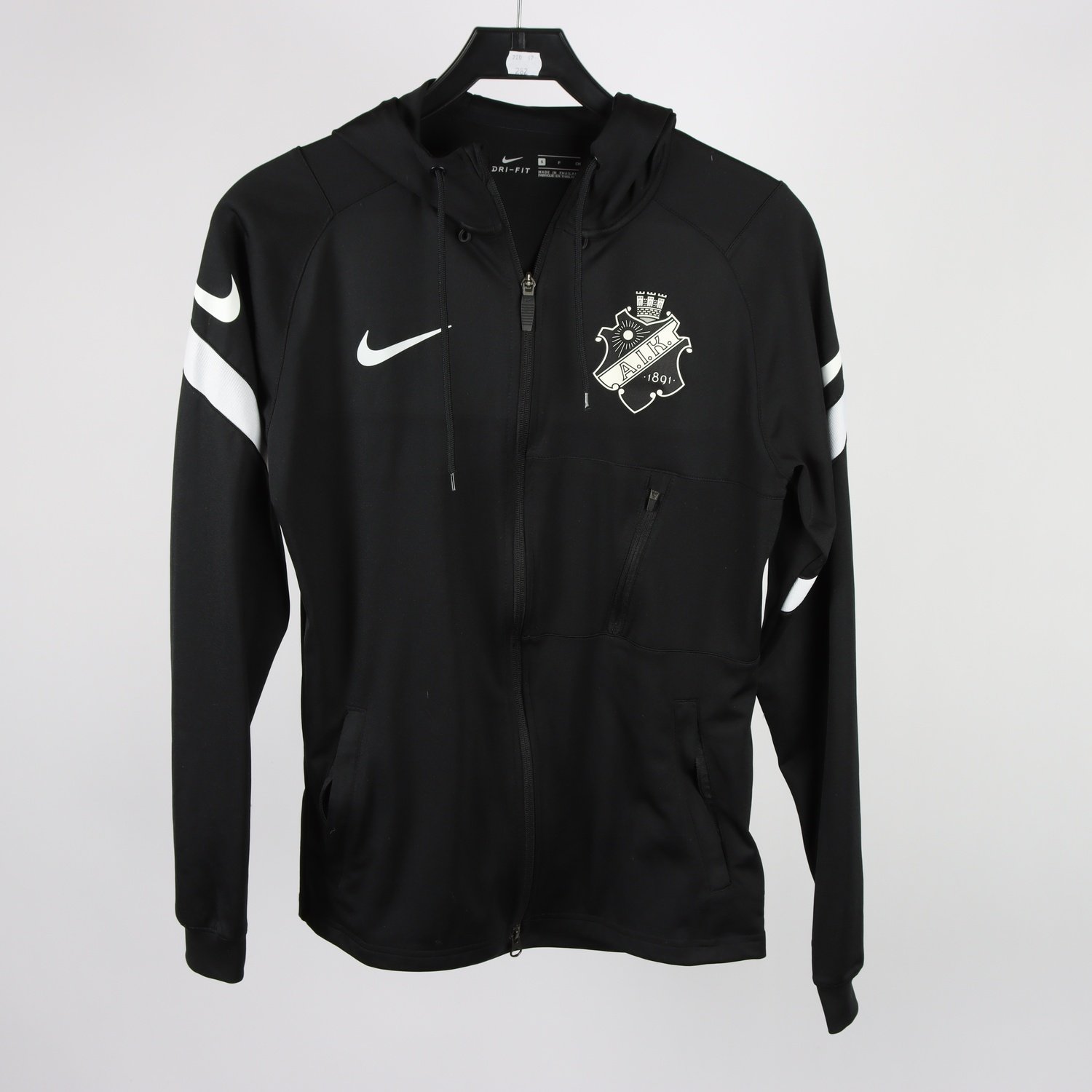 Träningsjacka, Nike, AIK, svart, stl. S.