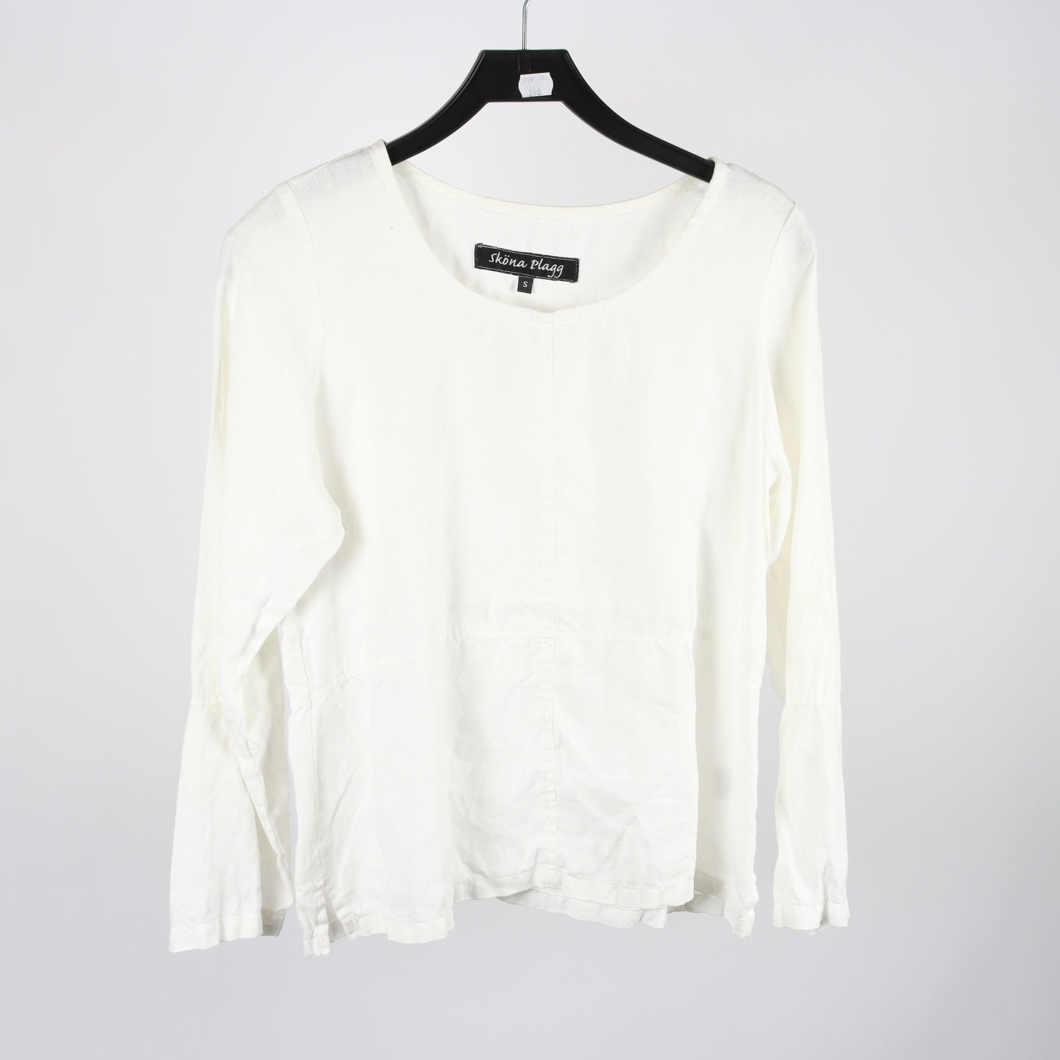 Blus, Sköna Plagg, vit, lin, stl. S.