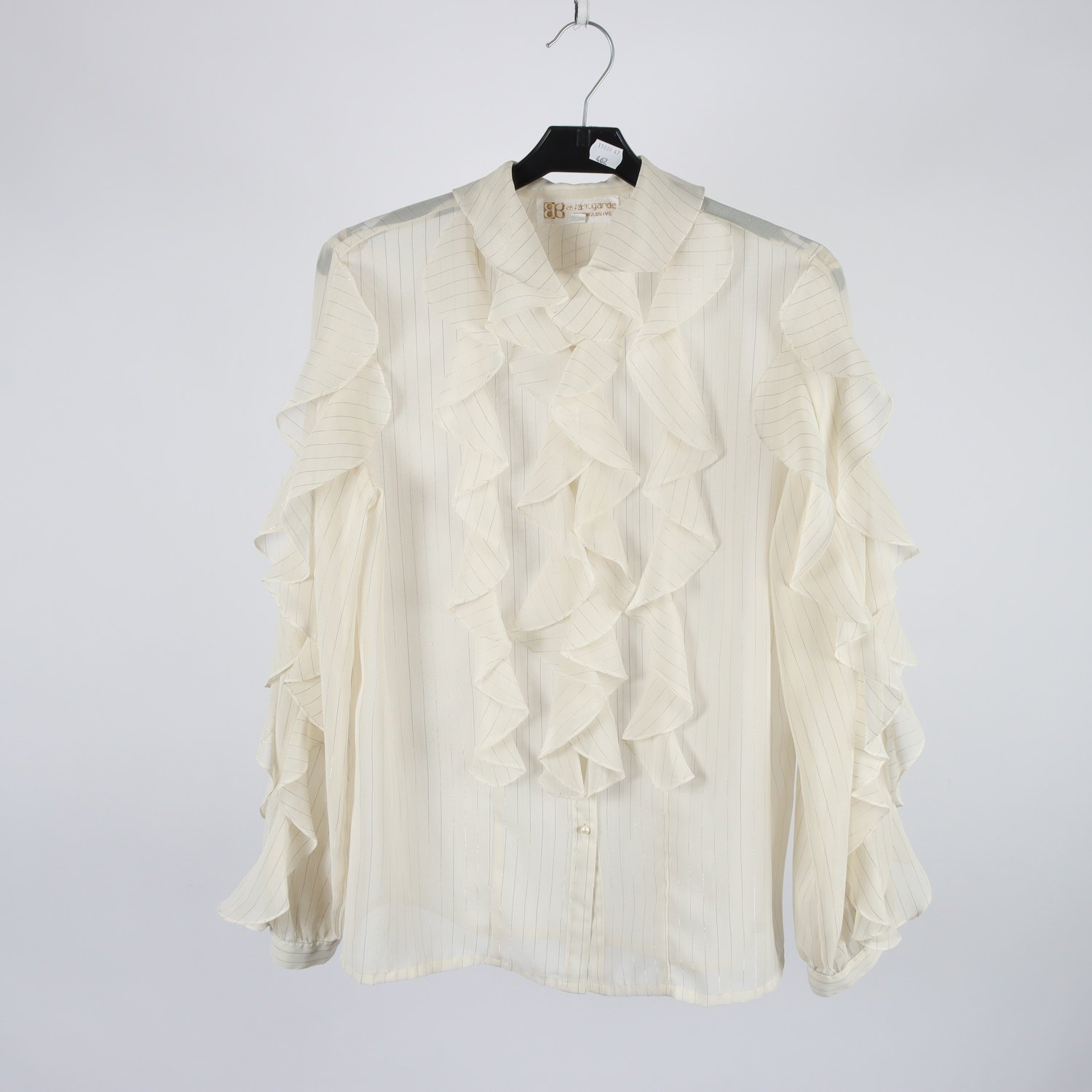 Blus, Bavantgarde, vit, stl. 38