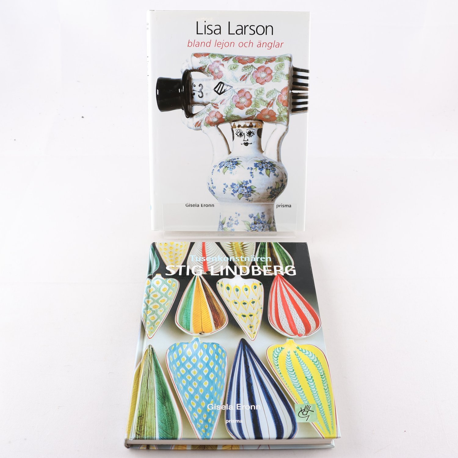 Stig Lindberg och Lisa Larson, två volymer av Gisela Eronn
