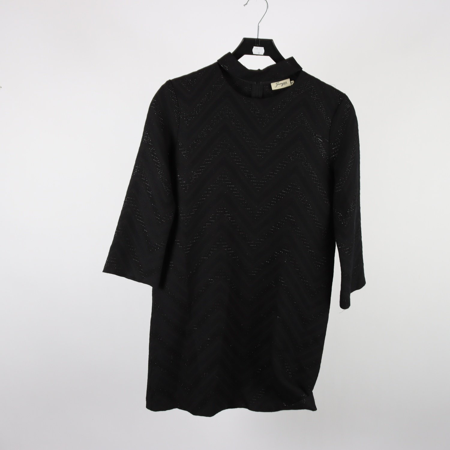 Klänning, Jumperfabriken, svart, silver, stl. 34