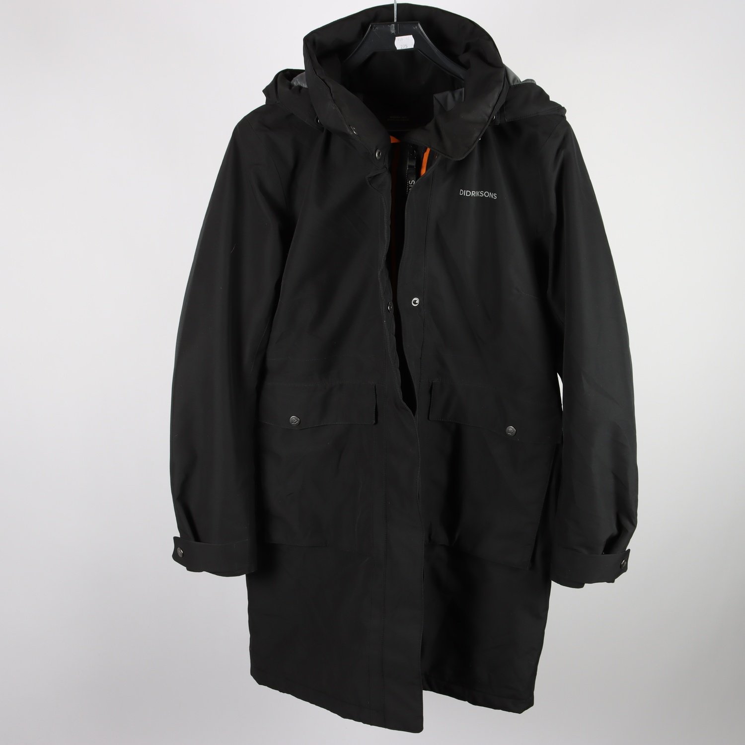 Vinterkappa, Didriksons, svart, stl. 40.