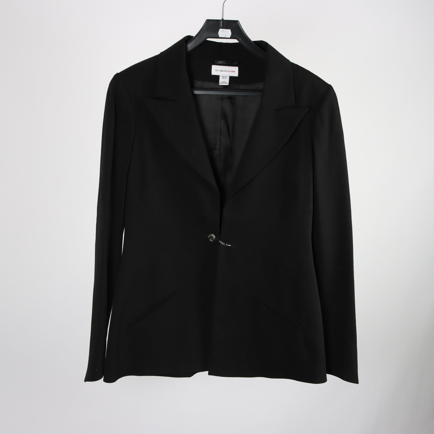 Kavaj, Karl Lagerfeld x H&M, svart, stl. 38