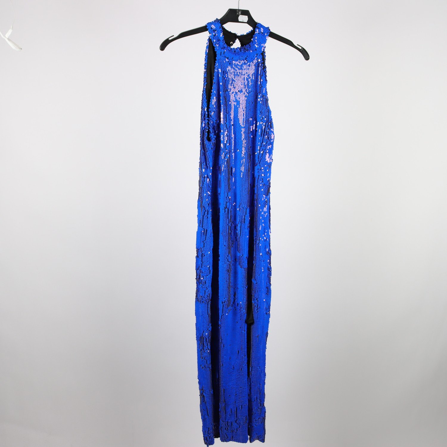 Klänning, Zara, kornblå, paljetter, stl. XS