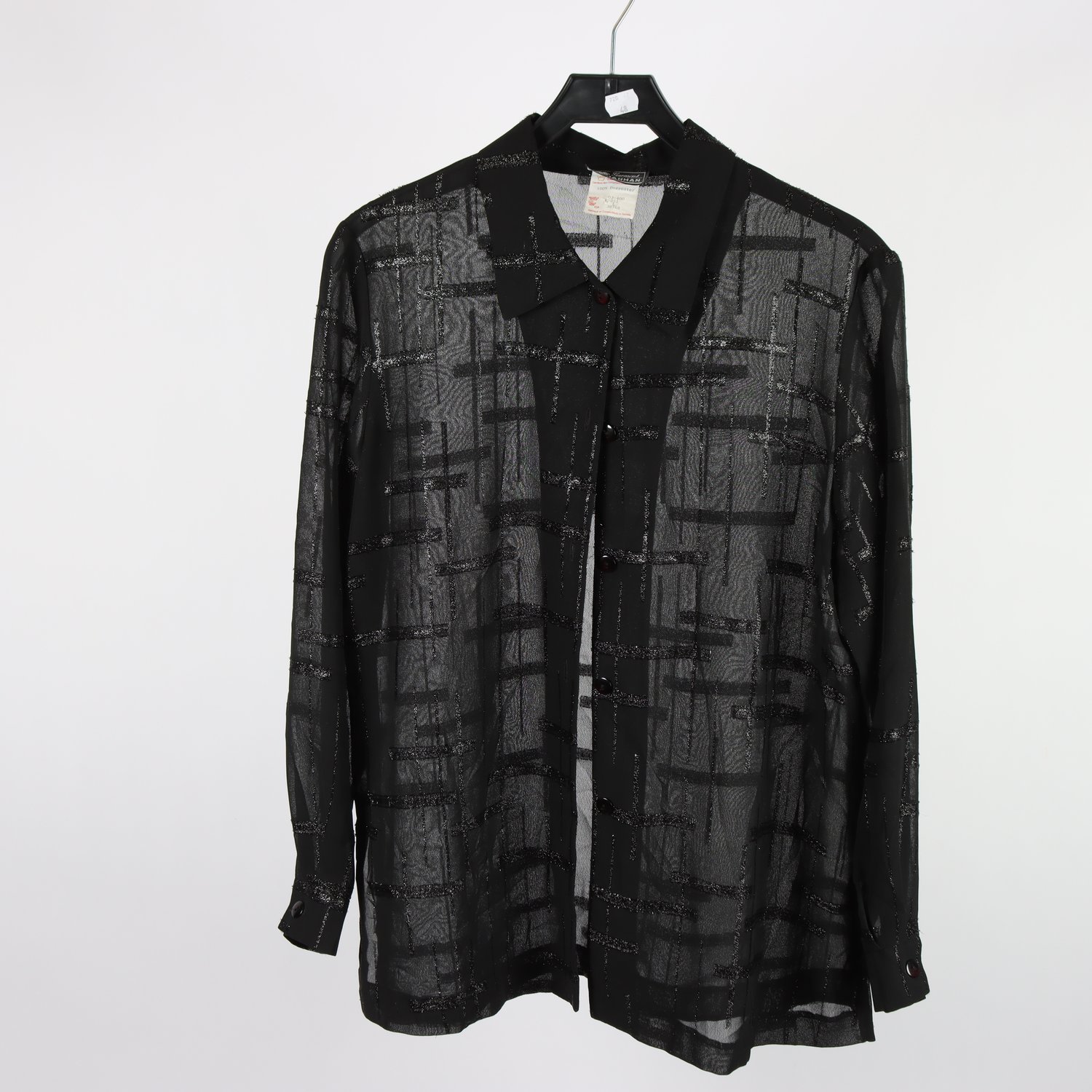 Blus, Jahhan, svart, glittrig, stl. L