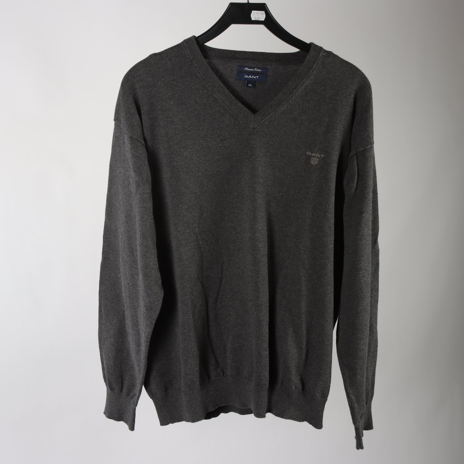 Tröja, Gant, grå, stl. 3XL