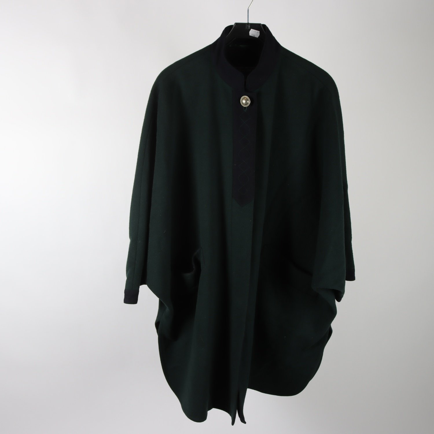 Poncho/kappa, Schneiders, grön, blå, stl. M