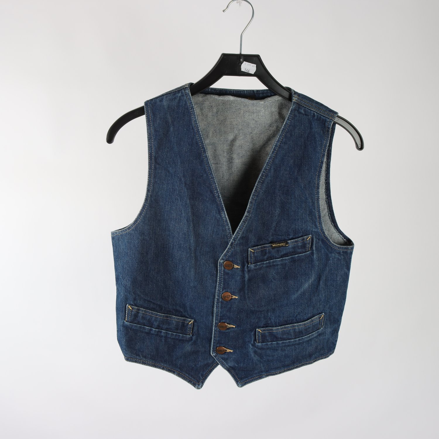 Jeansväst, Wrangler, blå, stl. M