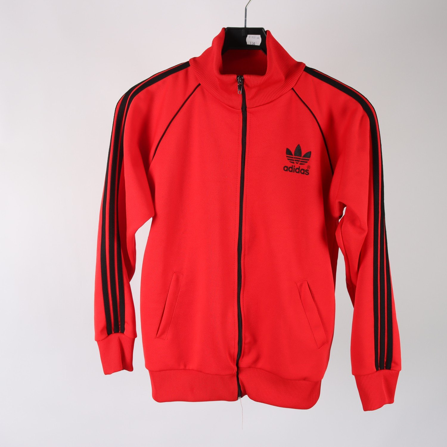 Sportjacka, Adidas, röd, stl. L