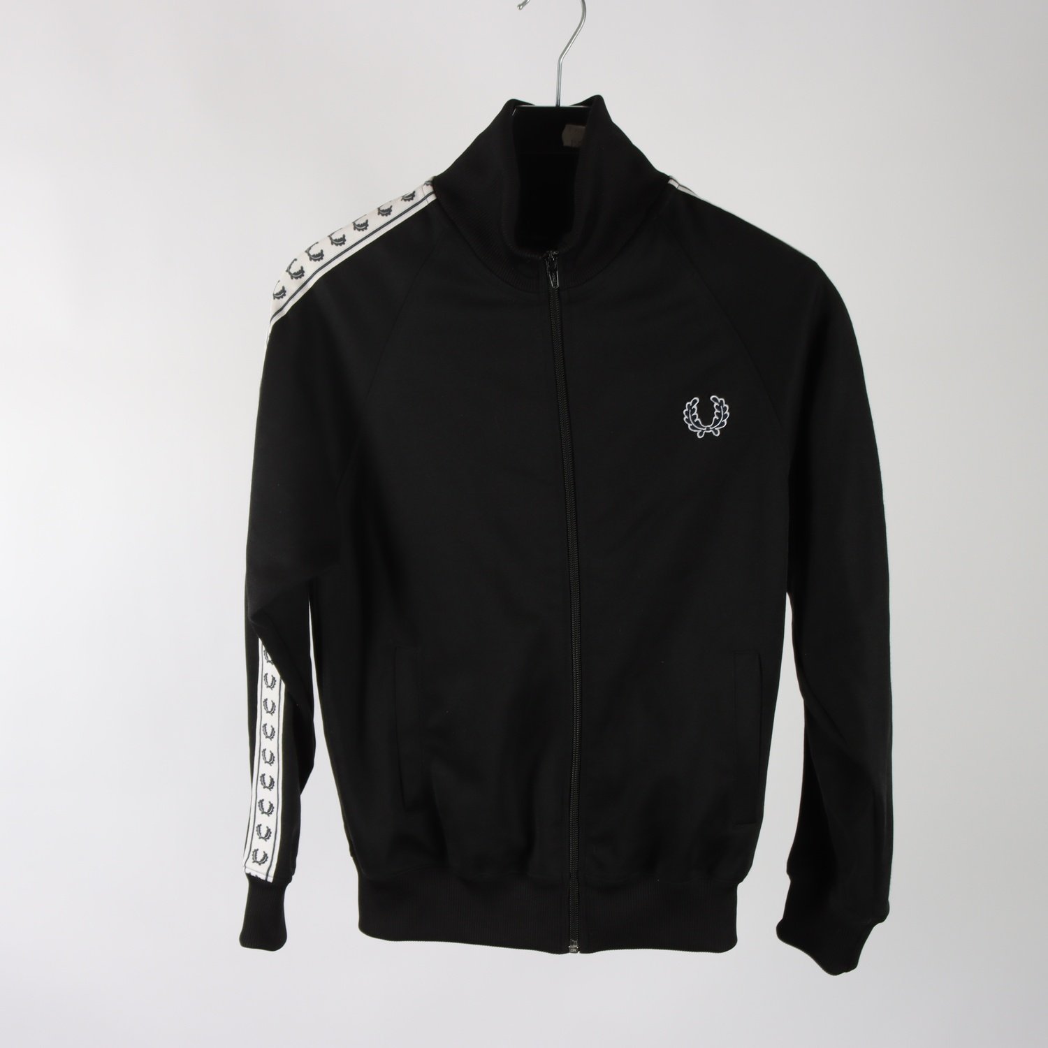 Sportjacka, Fred Perry, svart, stl. XS