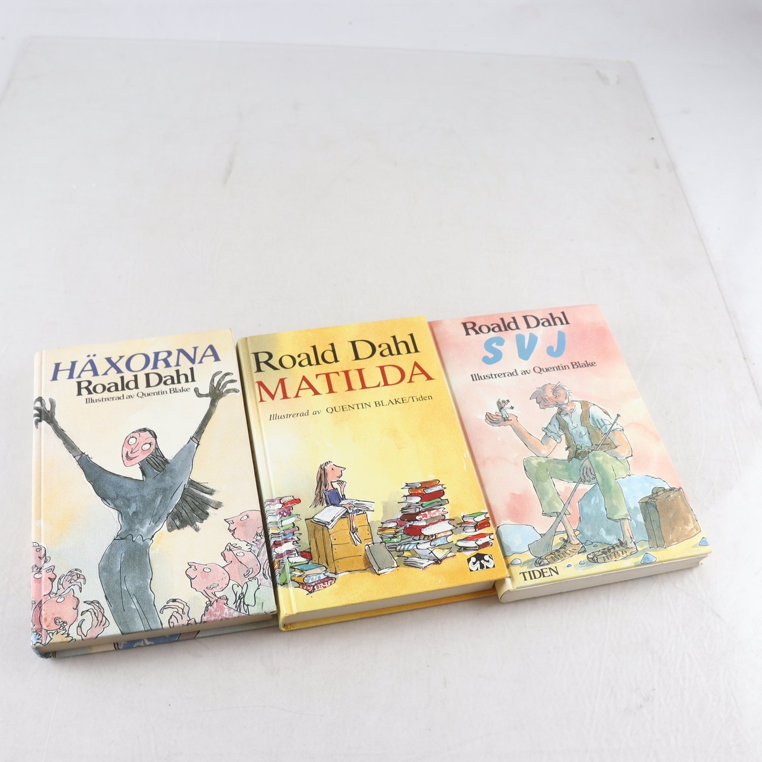 Roald Dahl, bokpaket med 3 volymer