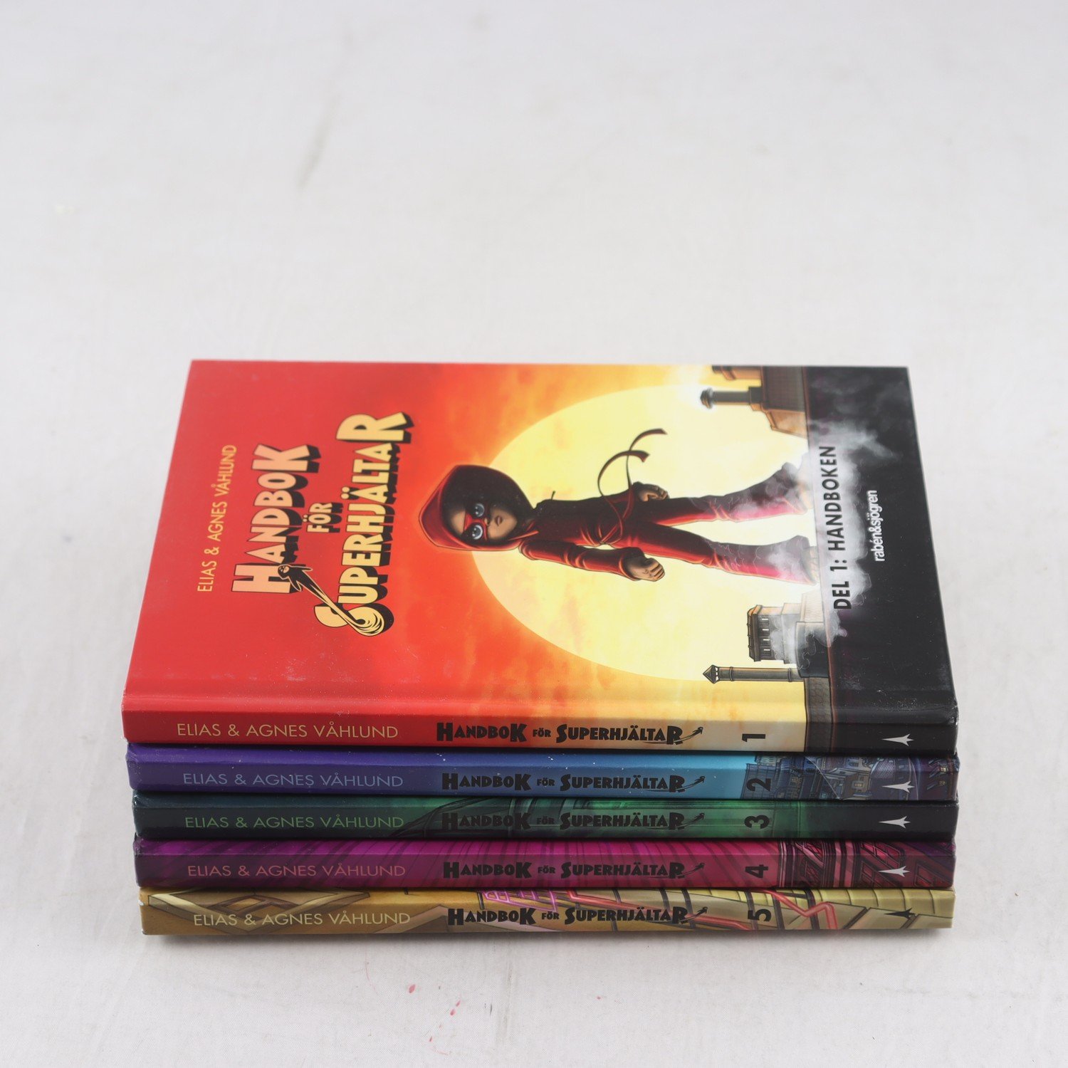 Bokpaket: Handbok för superhjältar, del 1-5