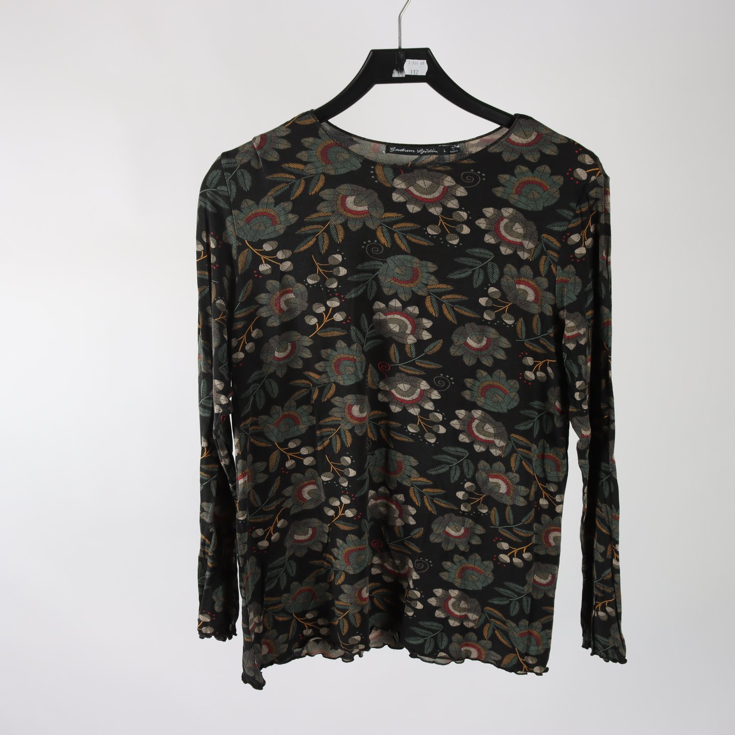 Tröja, Gudrun Sjödèn, svart, mönstrad, stl. L