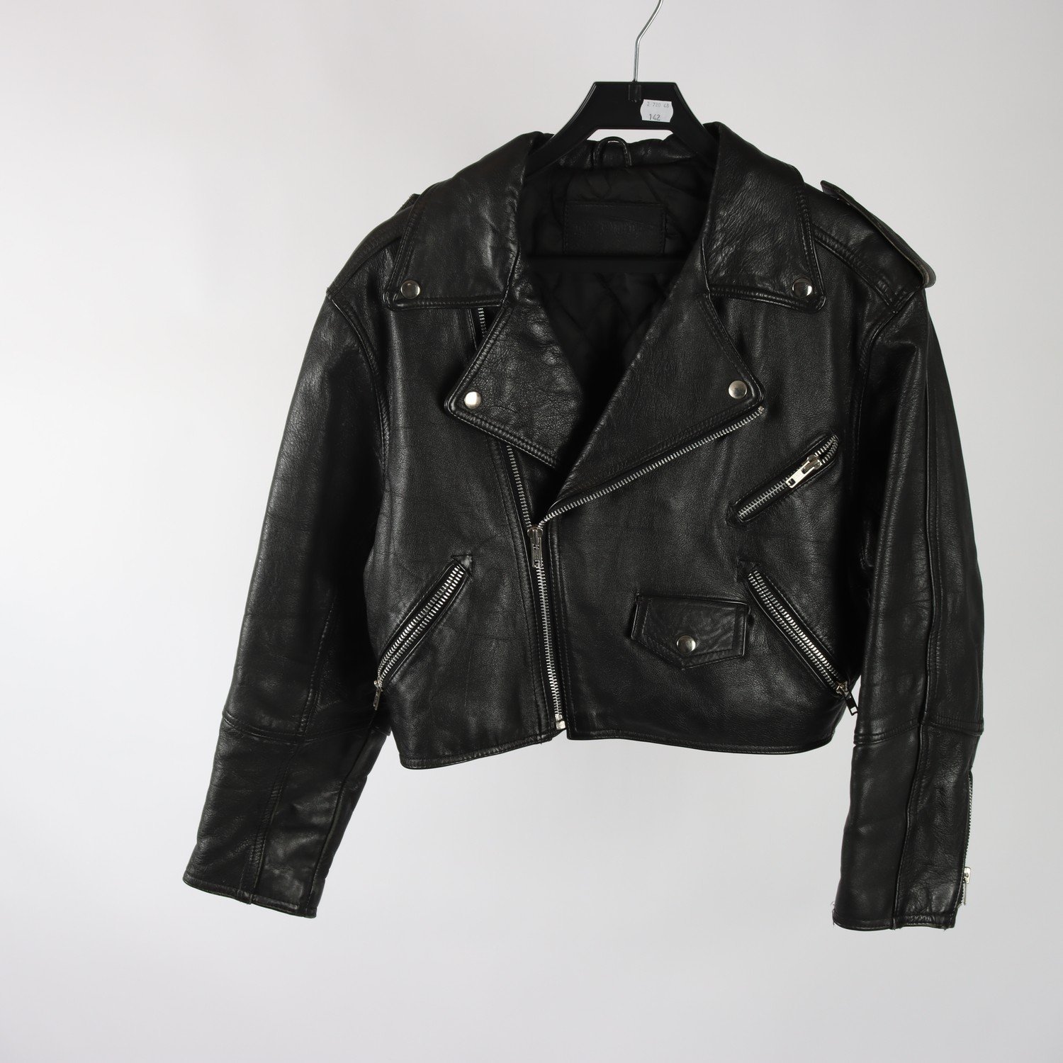 Skinnjacka, Impuls, svart, stl. M