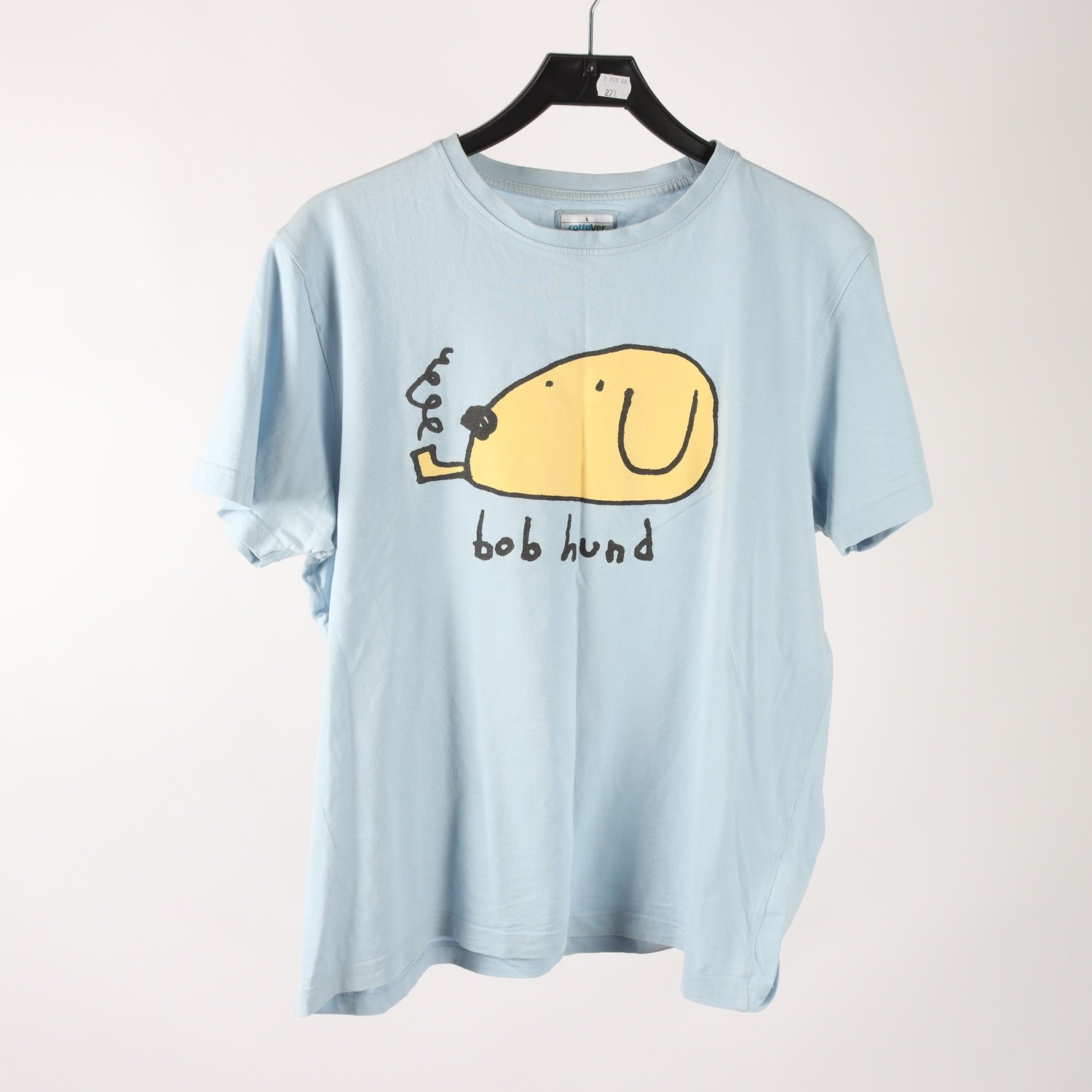 T-shirt, Bob Hund, blå, stl. L