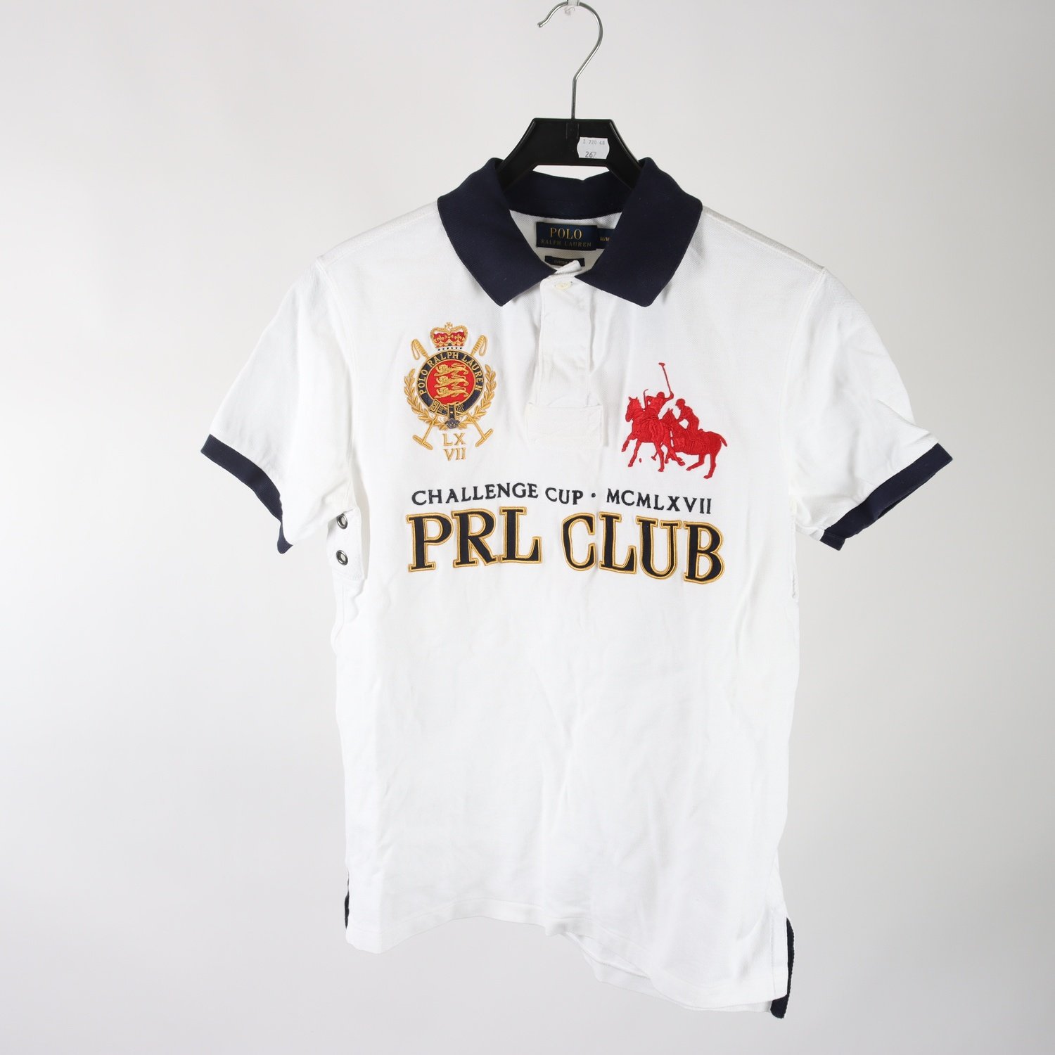 Pikètröja, Polo Ralph Lauren, vit, stl. M