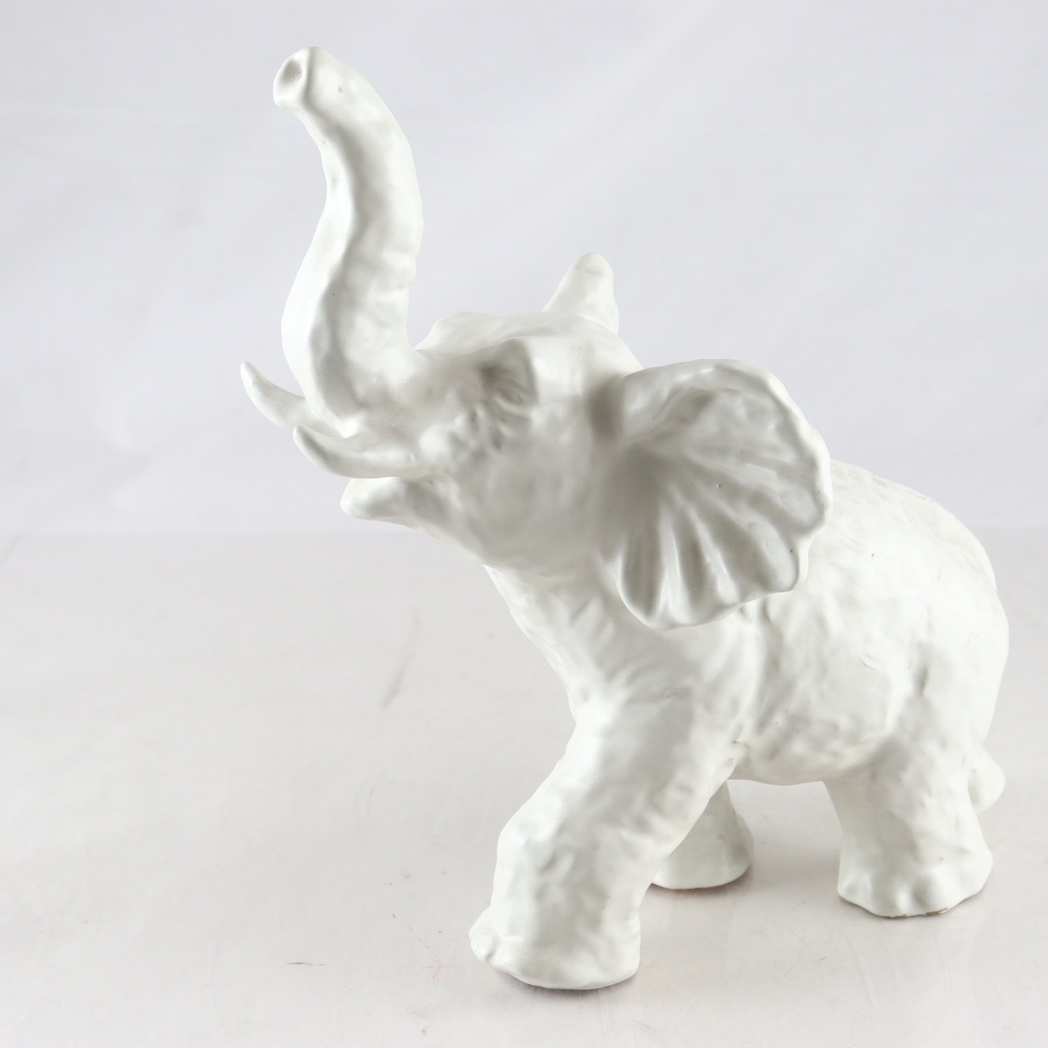 Figurin, keramik, elefant, Vicke Lindstrand, Upsala Ekeby. Samfraktas ej.