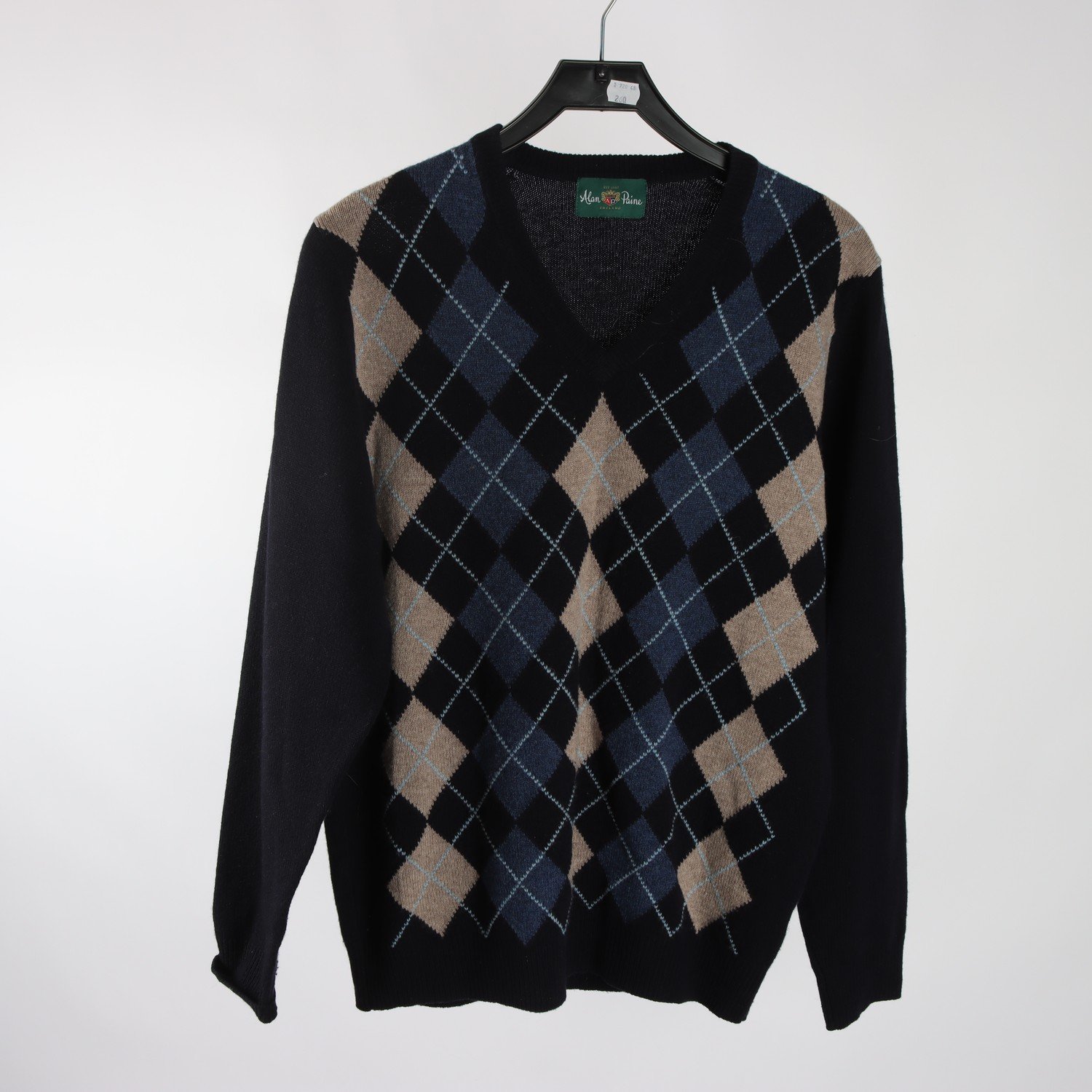 Tröja, Alan Paine, blå, mönstrad, stl. 50