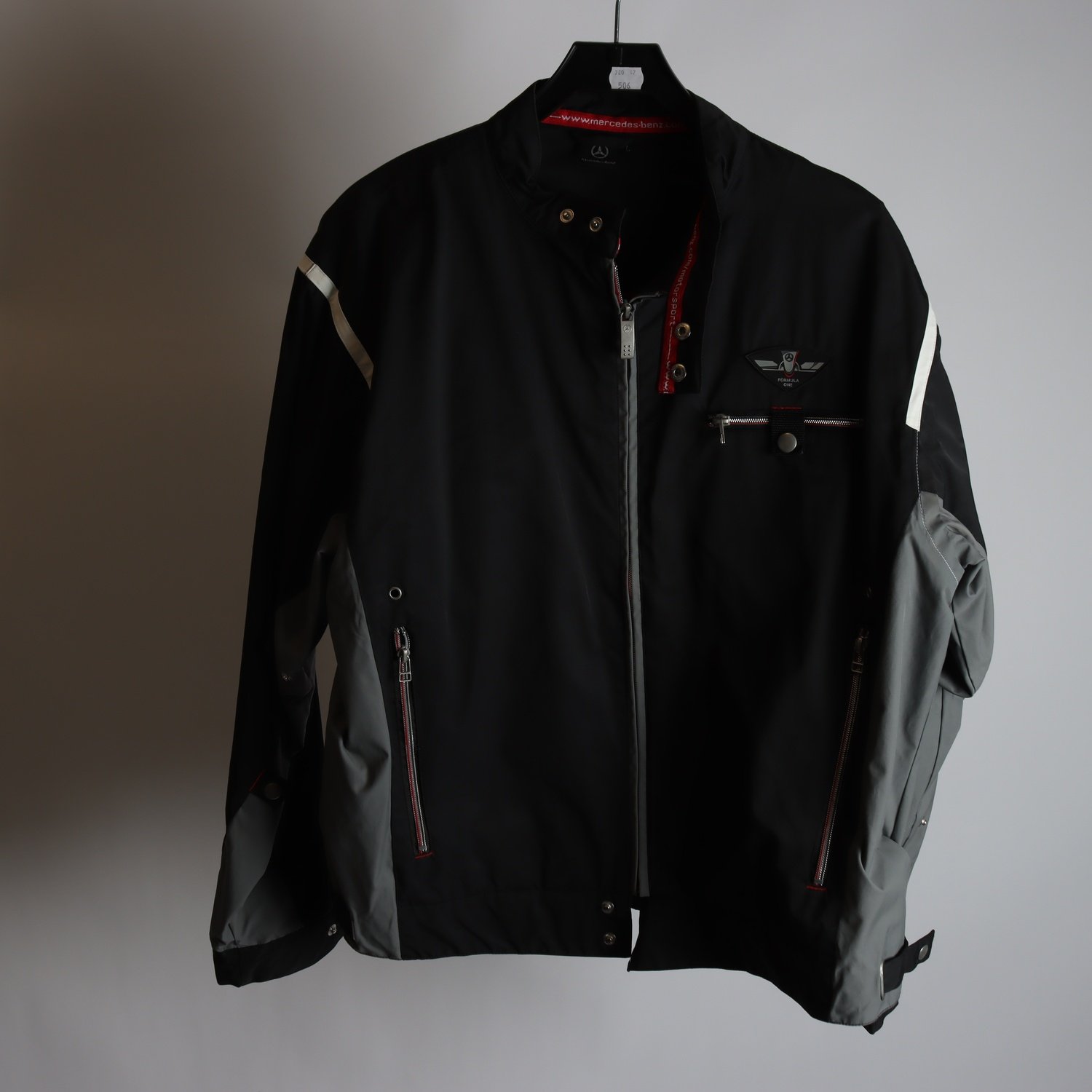 Vindjacka, Mercedes Benz, svart, stl. L.