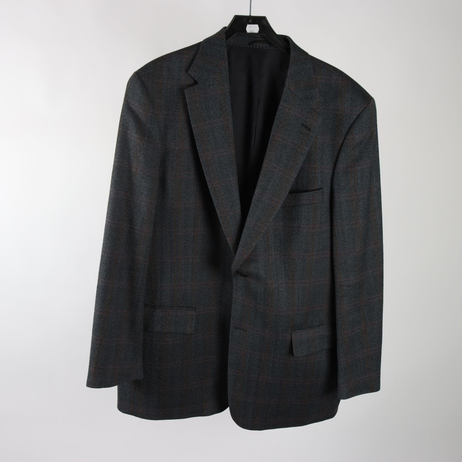 Kavaj, Barutti, blåspräcklig, ull, cashmere, stl. 56.