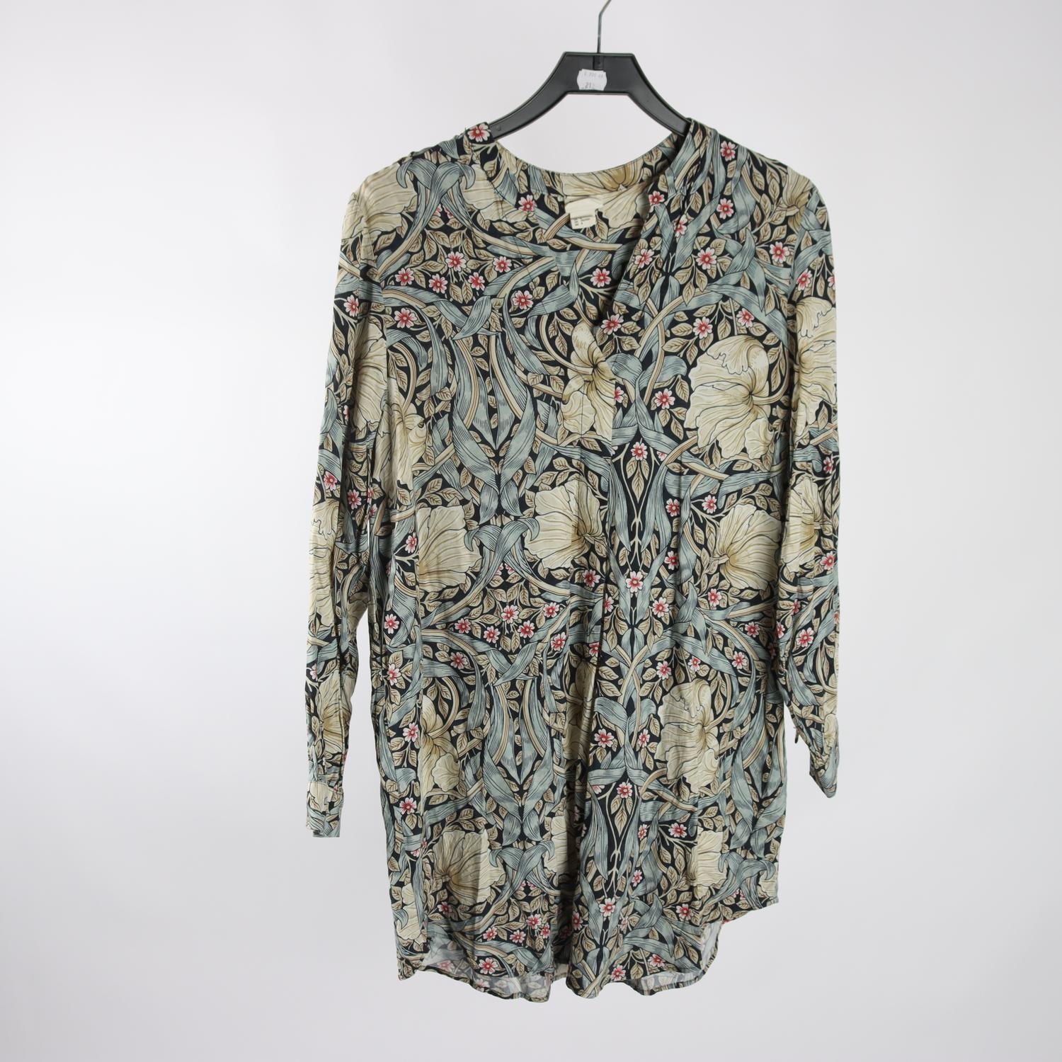 Blus, Morris & Co x H&M, mönstrad, stl. 40