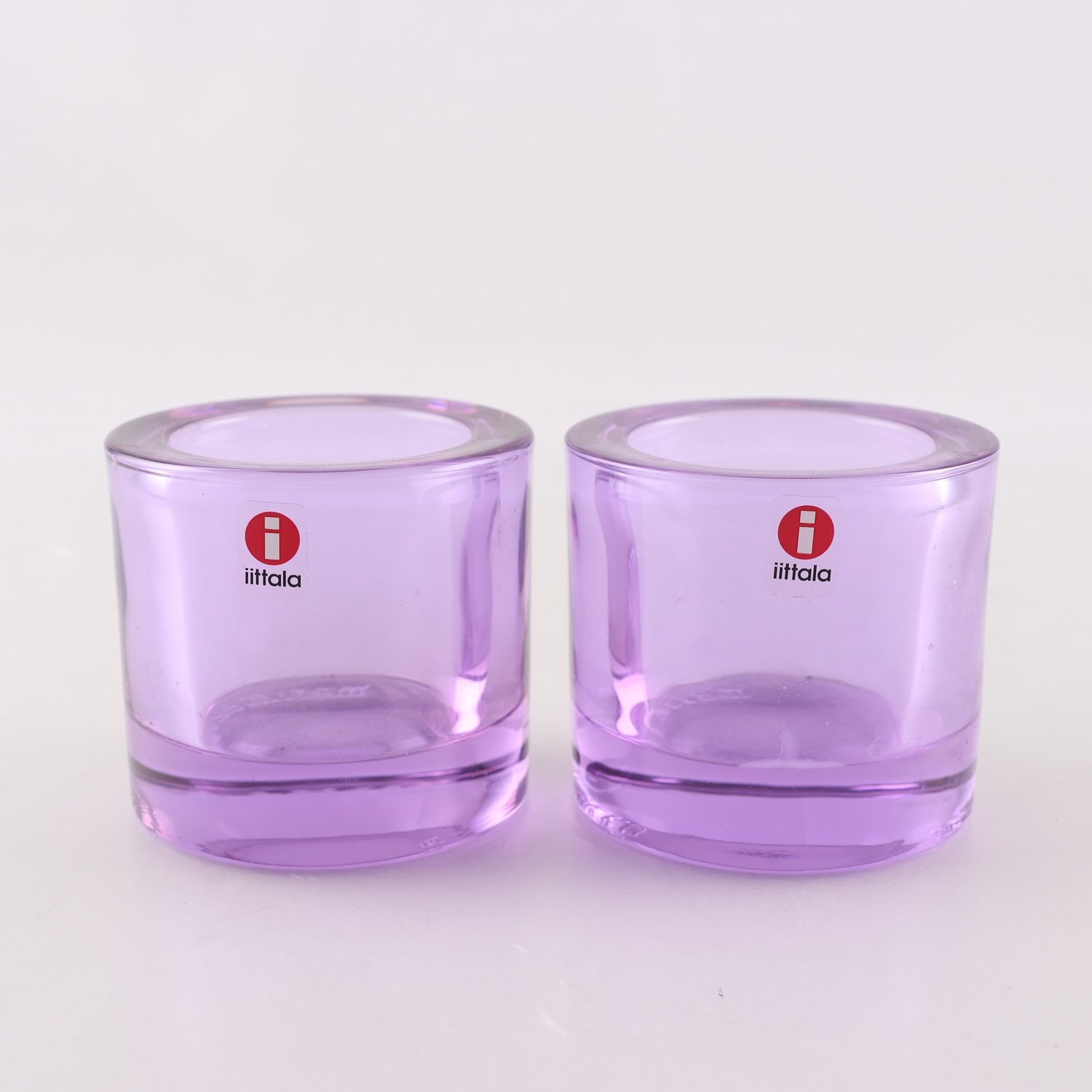 Ljuslyktor, iittala, Kivi, lila, 2 st.