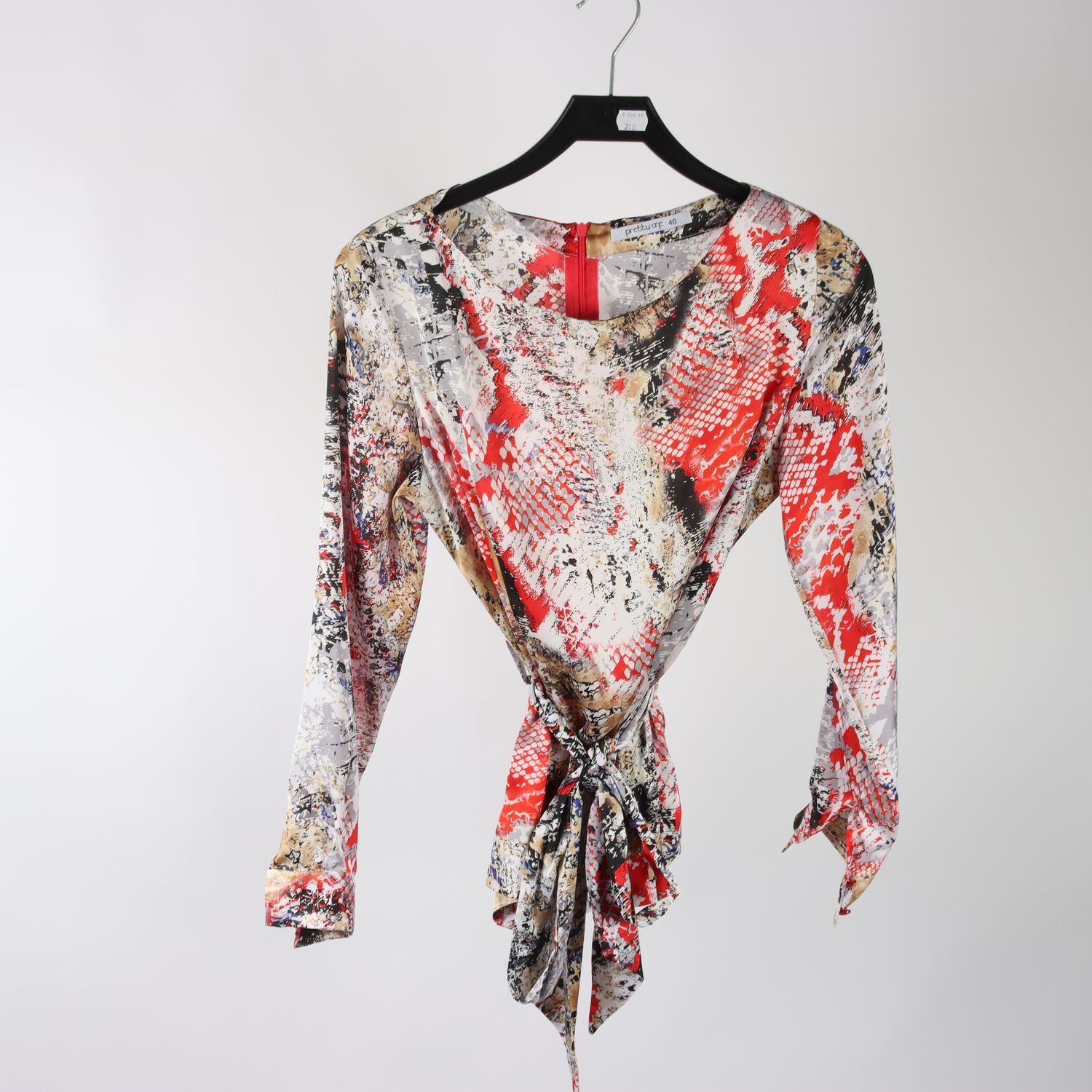 Blus, Pretty One, mönstrad, stl. 40