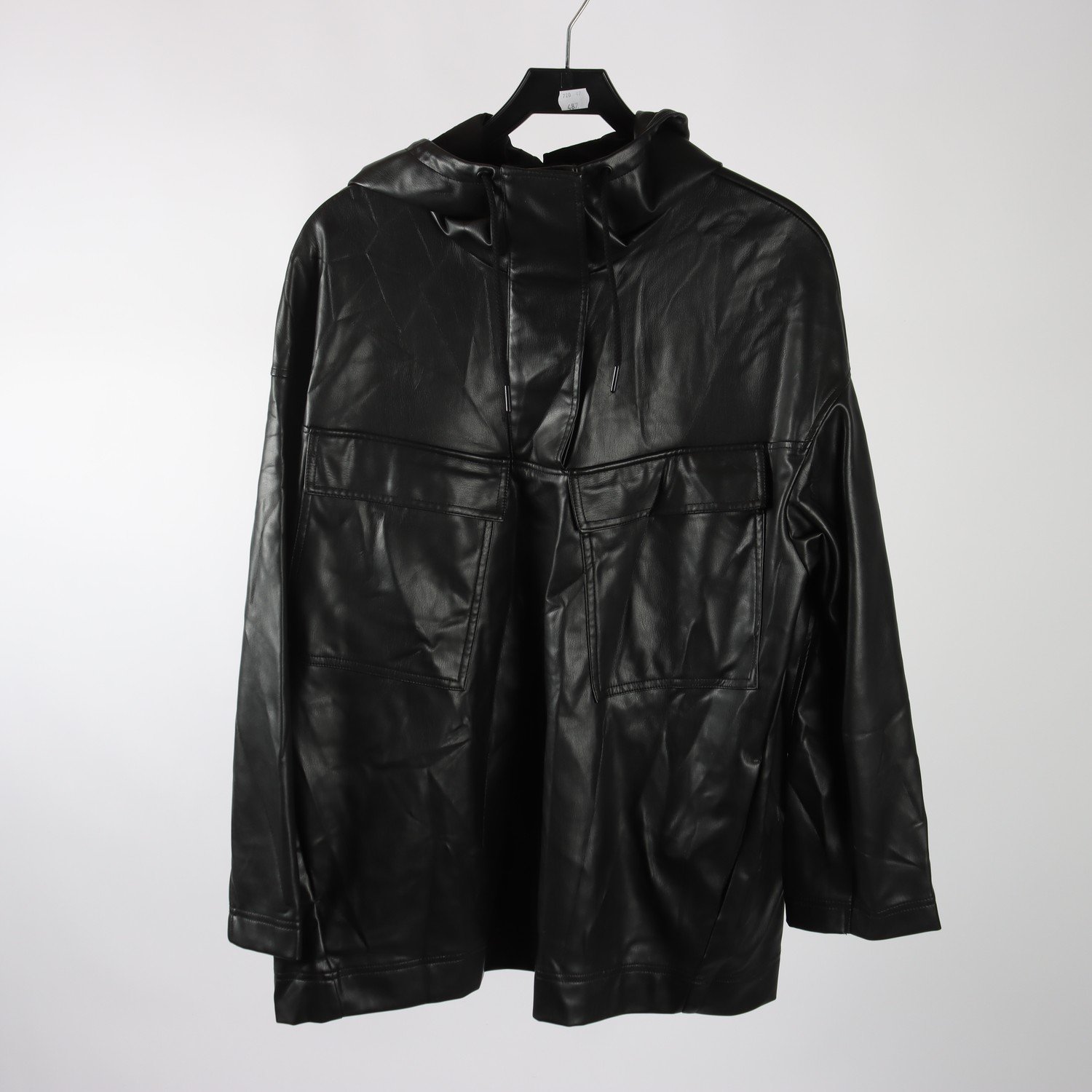 Skjorta/anorak, H&M, svart, stl. M.