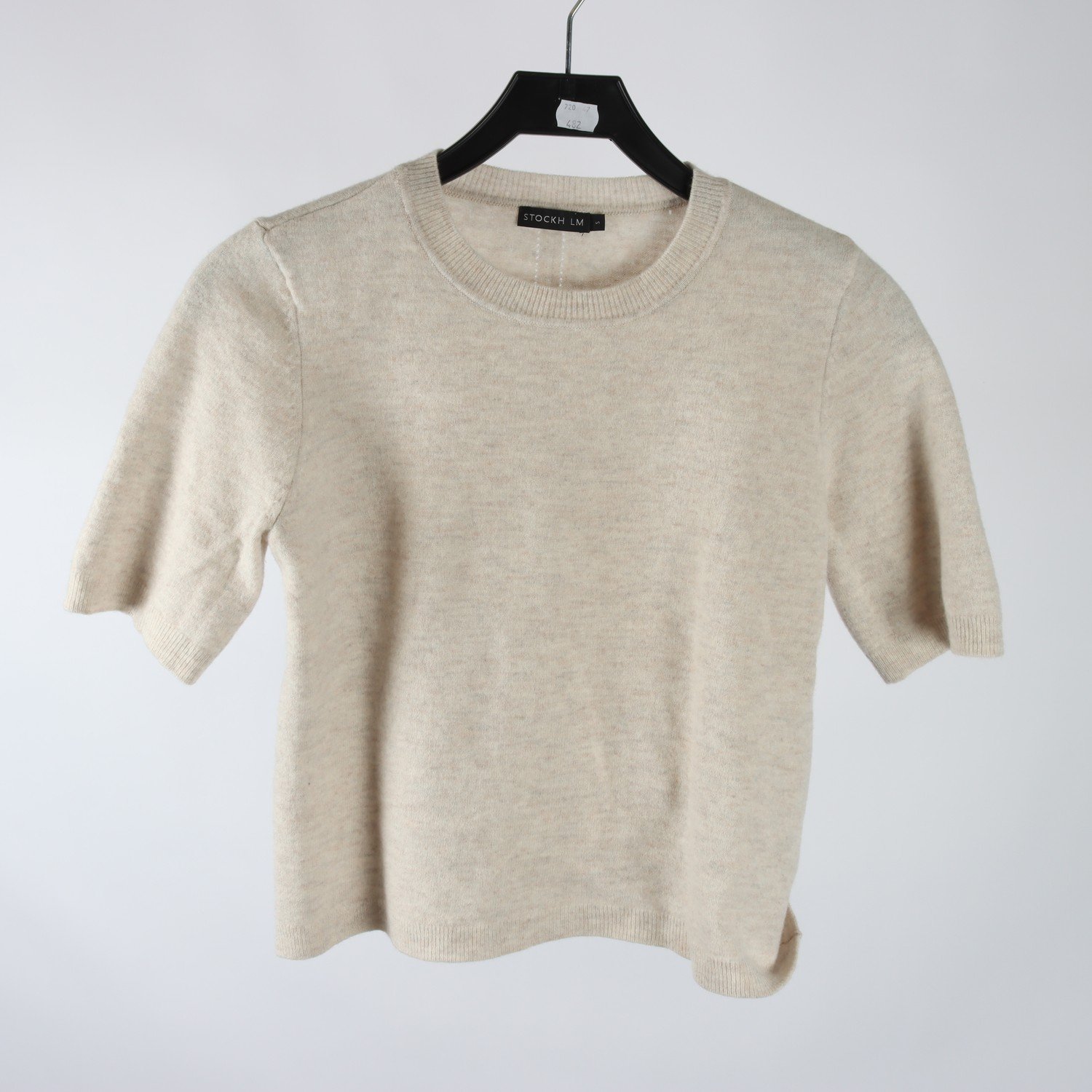 Tröja, Stockh LM, beige, 100% cashmere, stl. S.