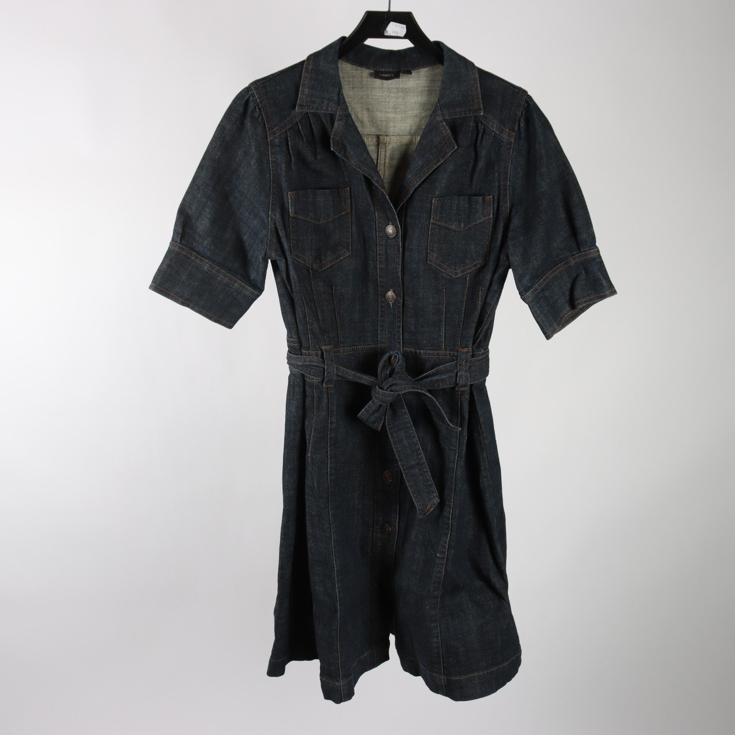 Jeansklänning, Lindex, blå, stl. 42