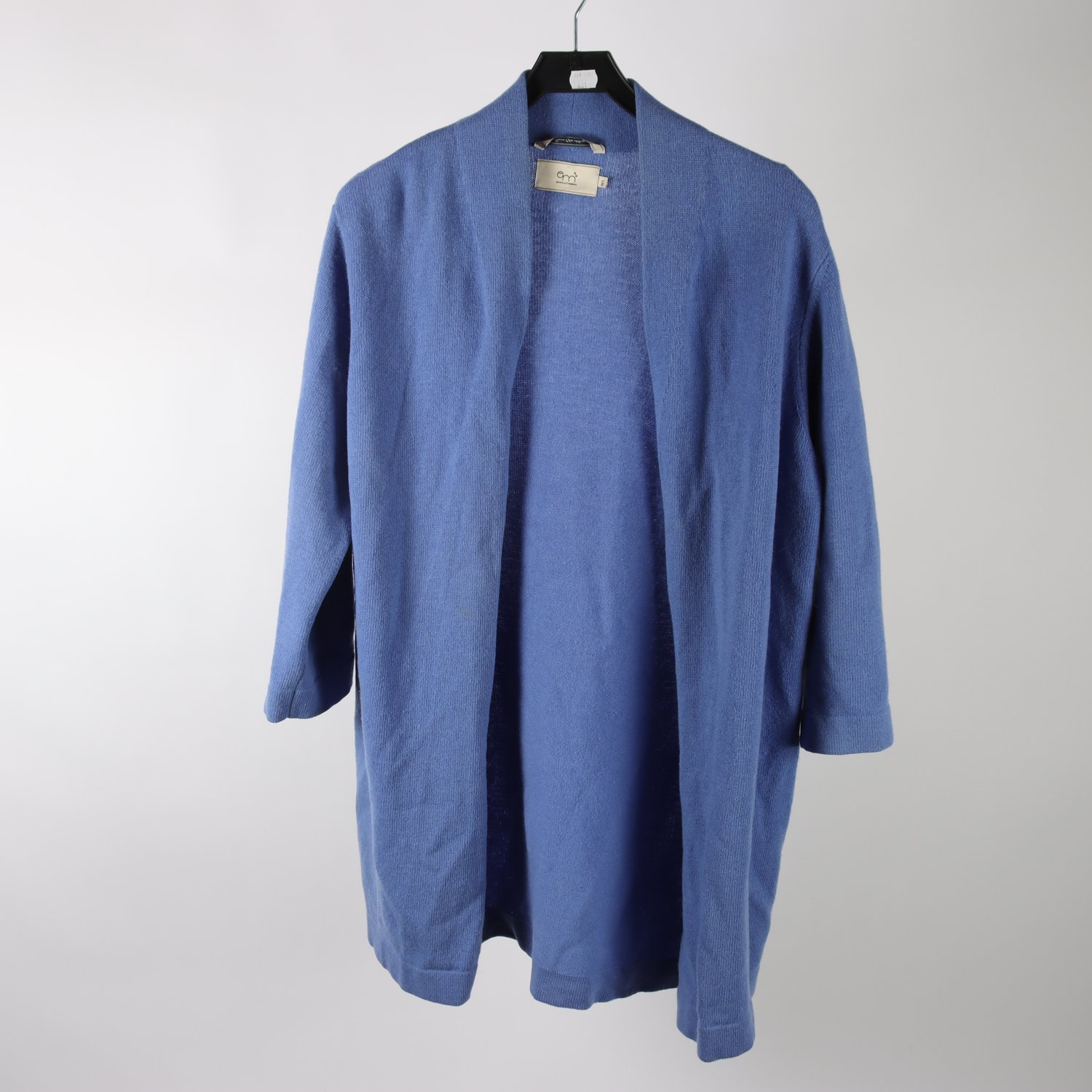 Kofta, Emma & Malena, blå, 100% ull, stl. M/L.