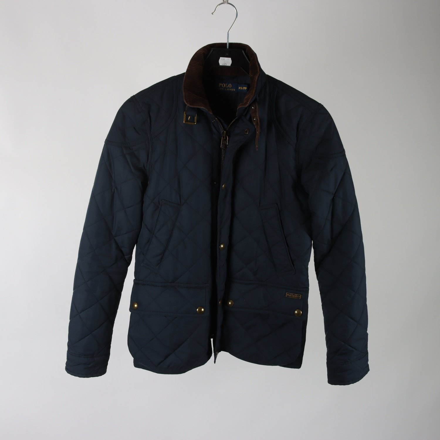 Jacka, Polo Ralph Lauren, blå, quiltad, stl. XS.