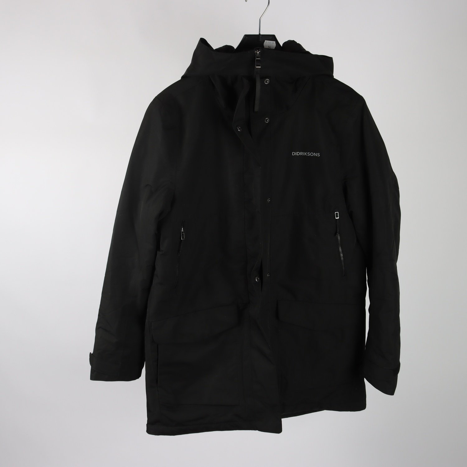 Jacka, Didriksons, svart, stl. 40