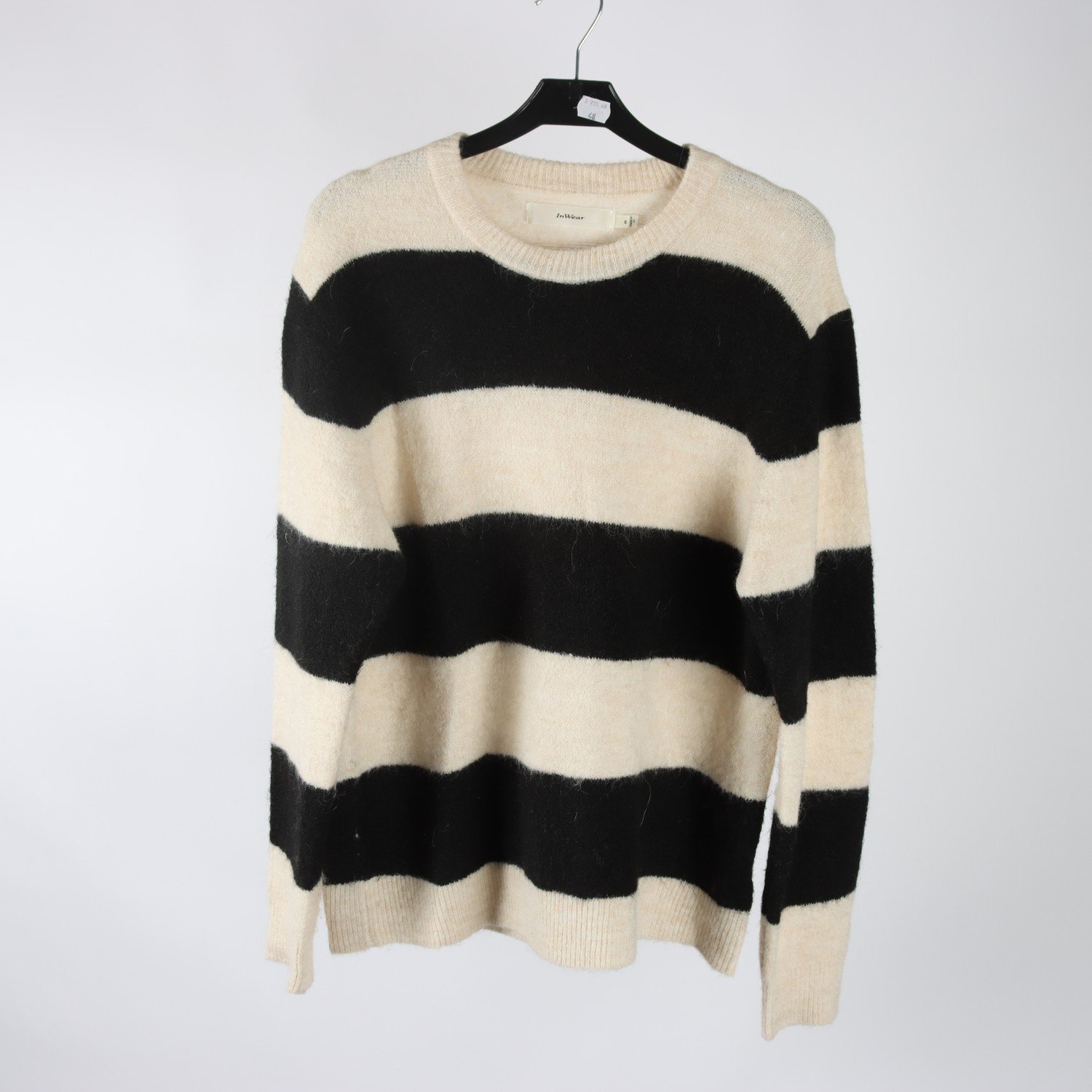 Tröja, InWear, svart, vit, randig, stl, M