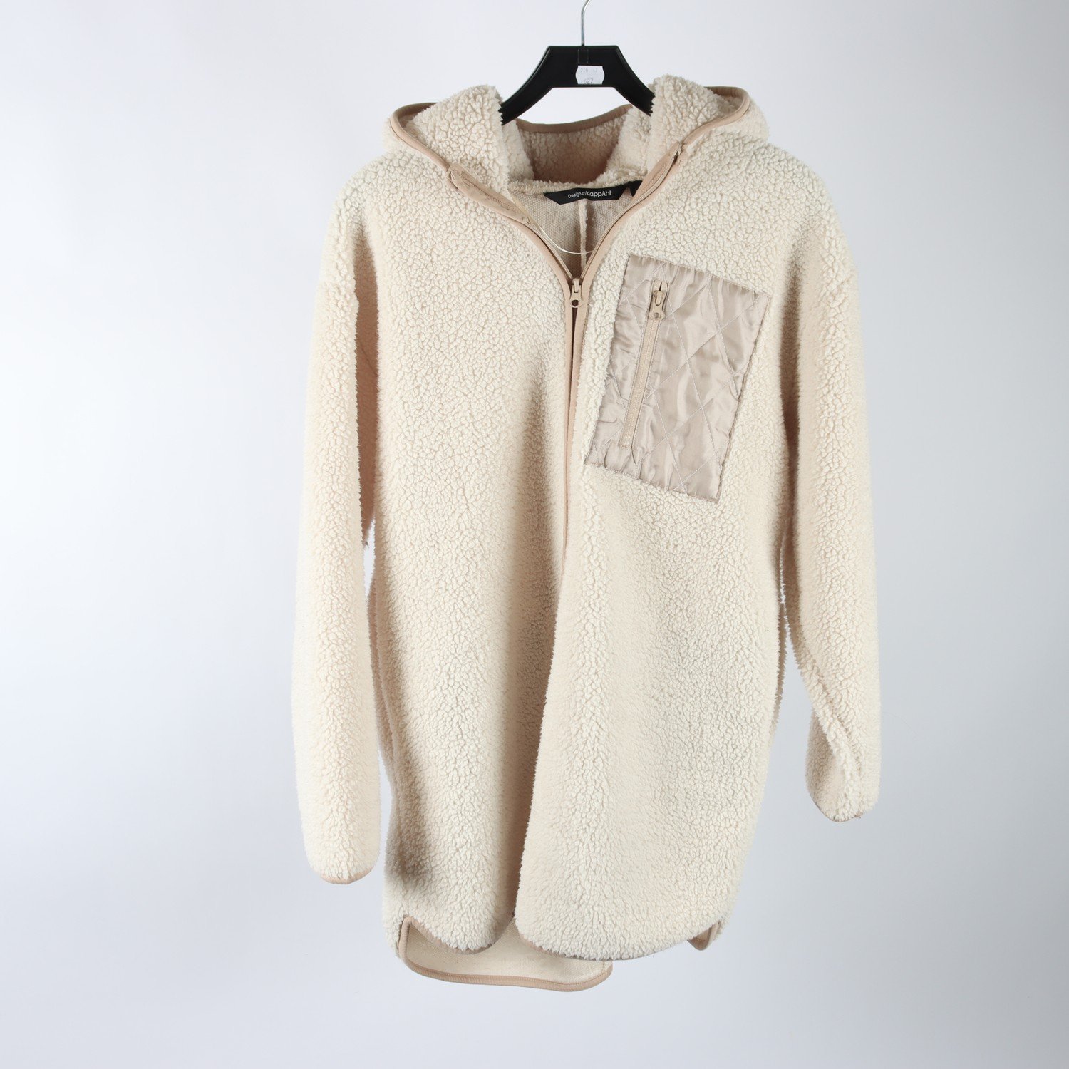 Teddytröja, KappAhl, beige, pile, stl. L.